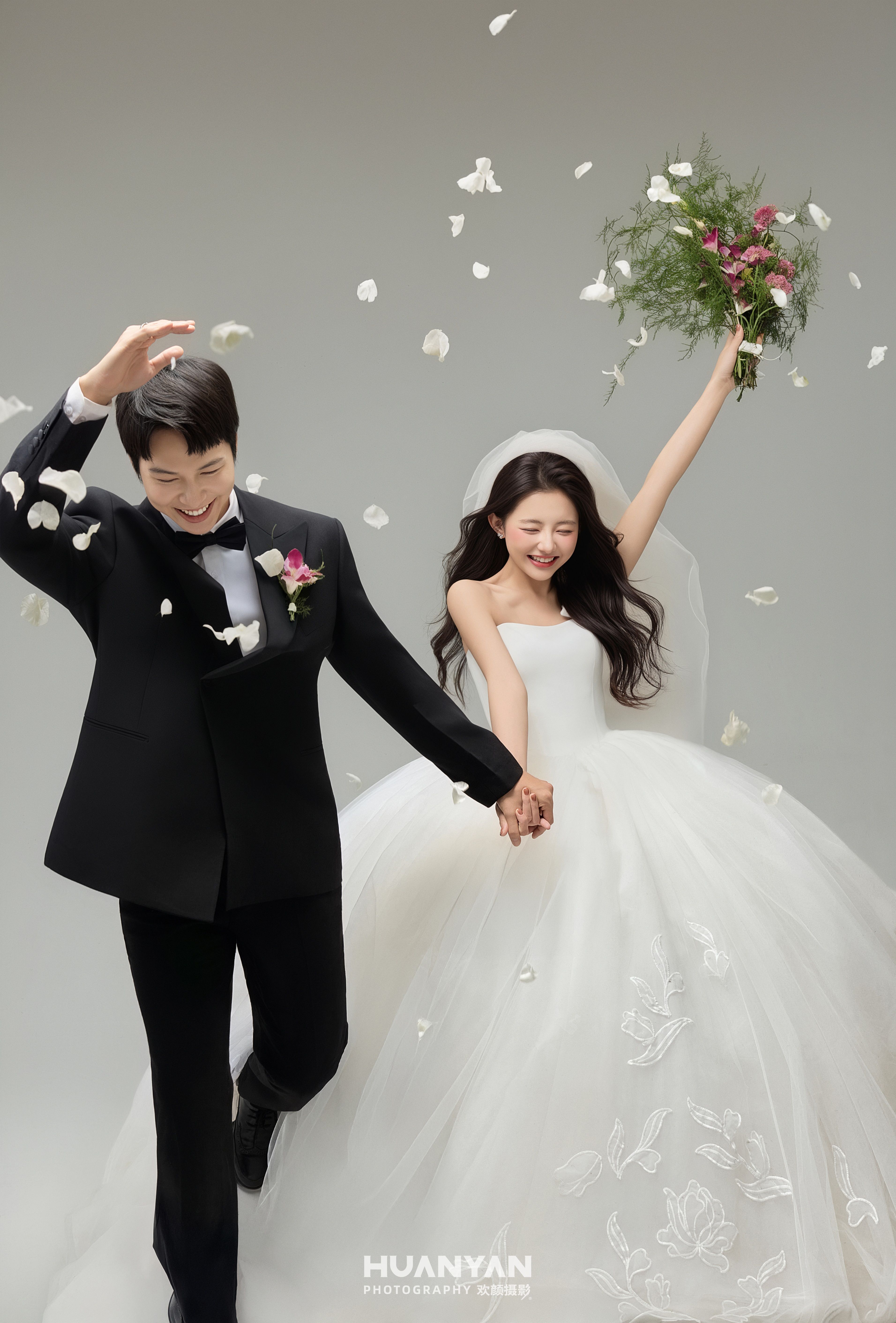 极简风婚纱照 · 南法庄园场景 · 纯白序章客片