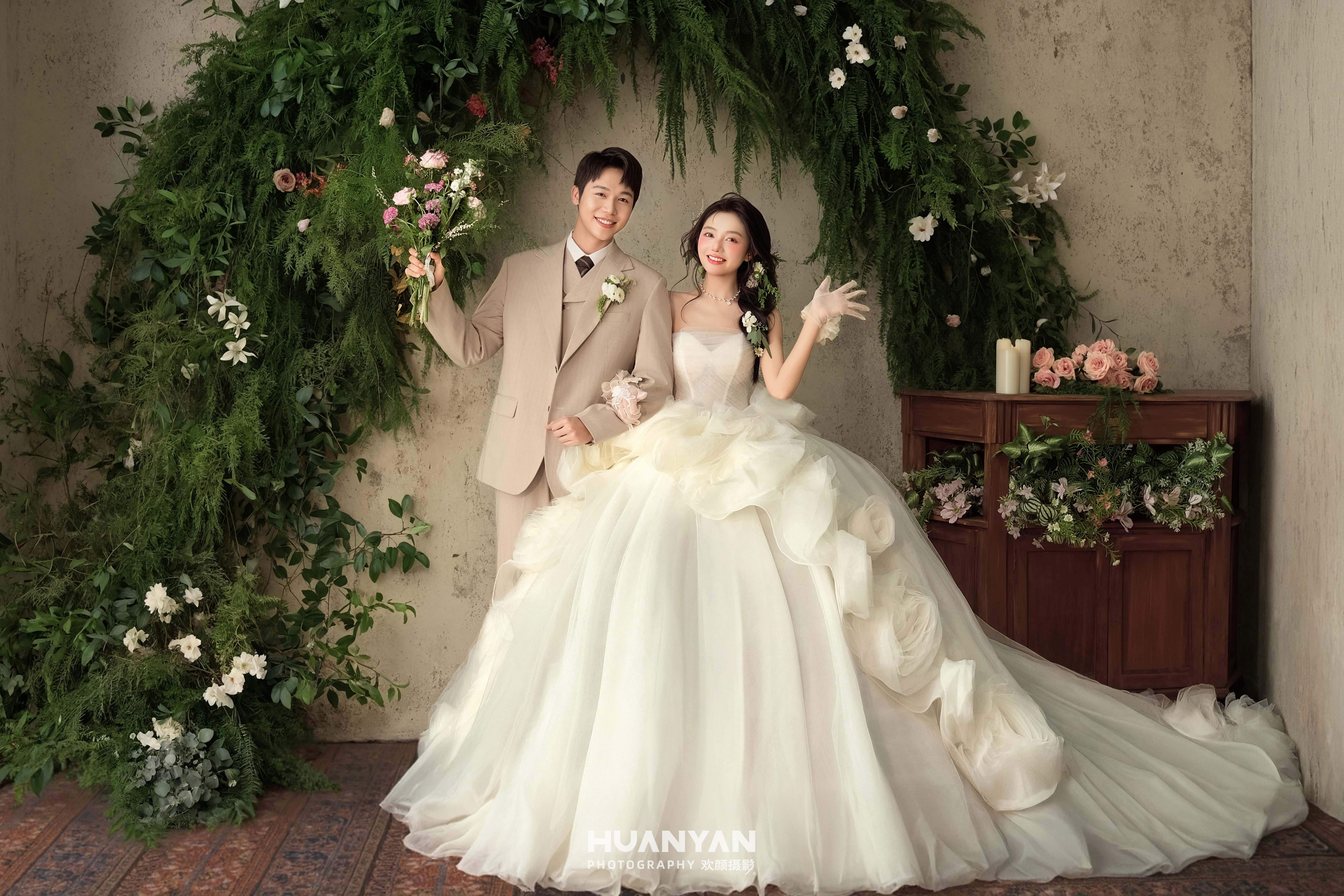 南法庄园仪式感风婚纱照实拍（花影与共系列）