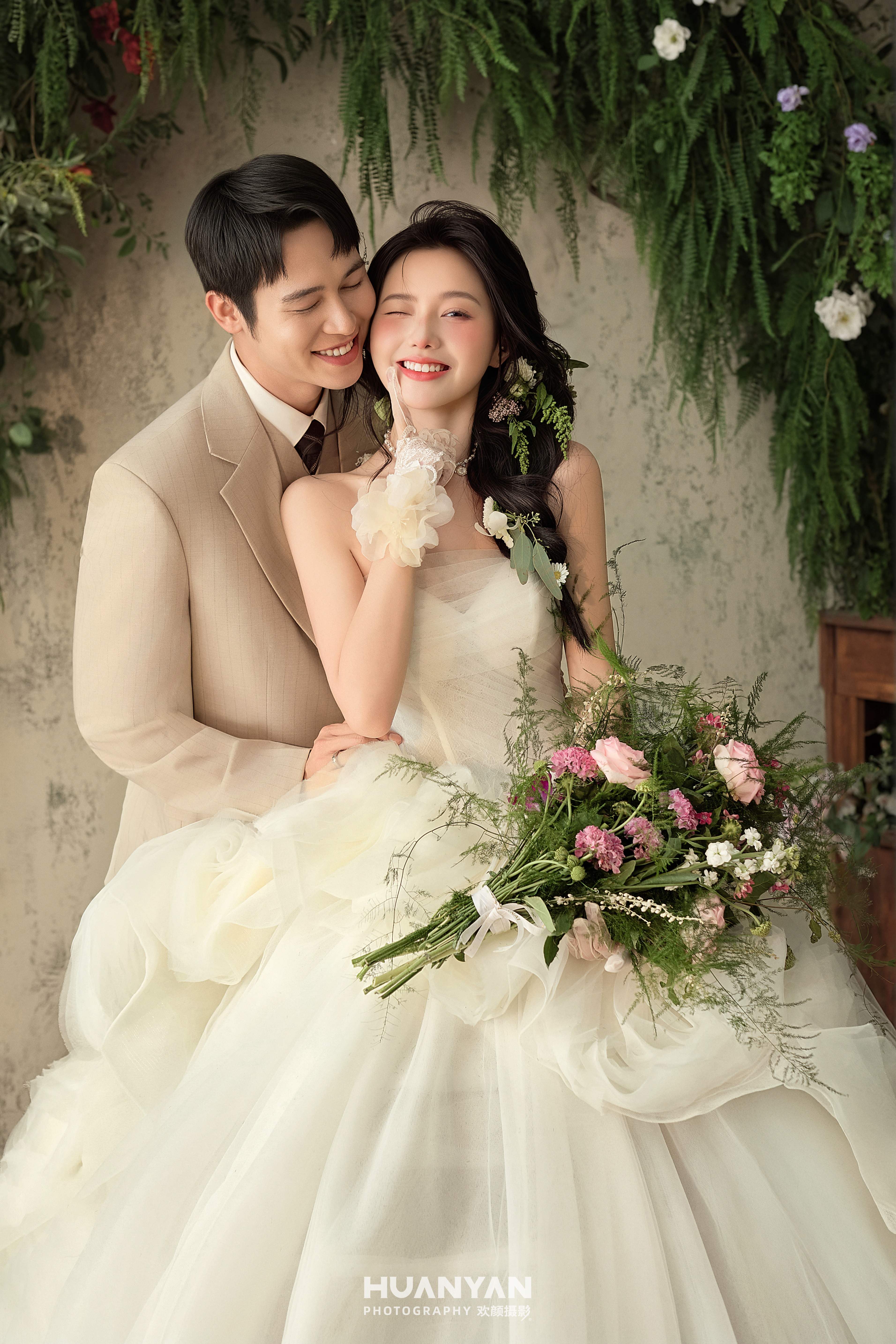 南法庄园仪式感风婚纱照实拍（花影与共系列）