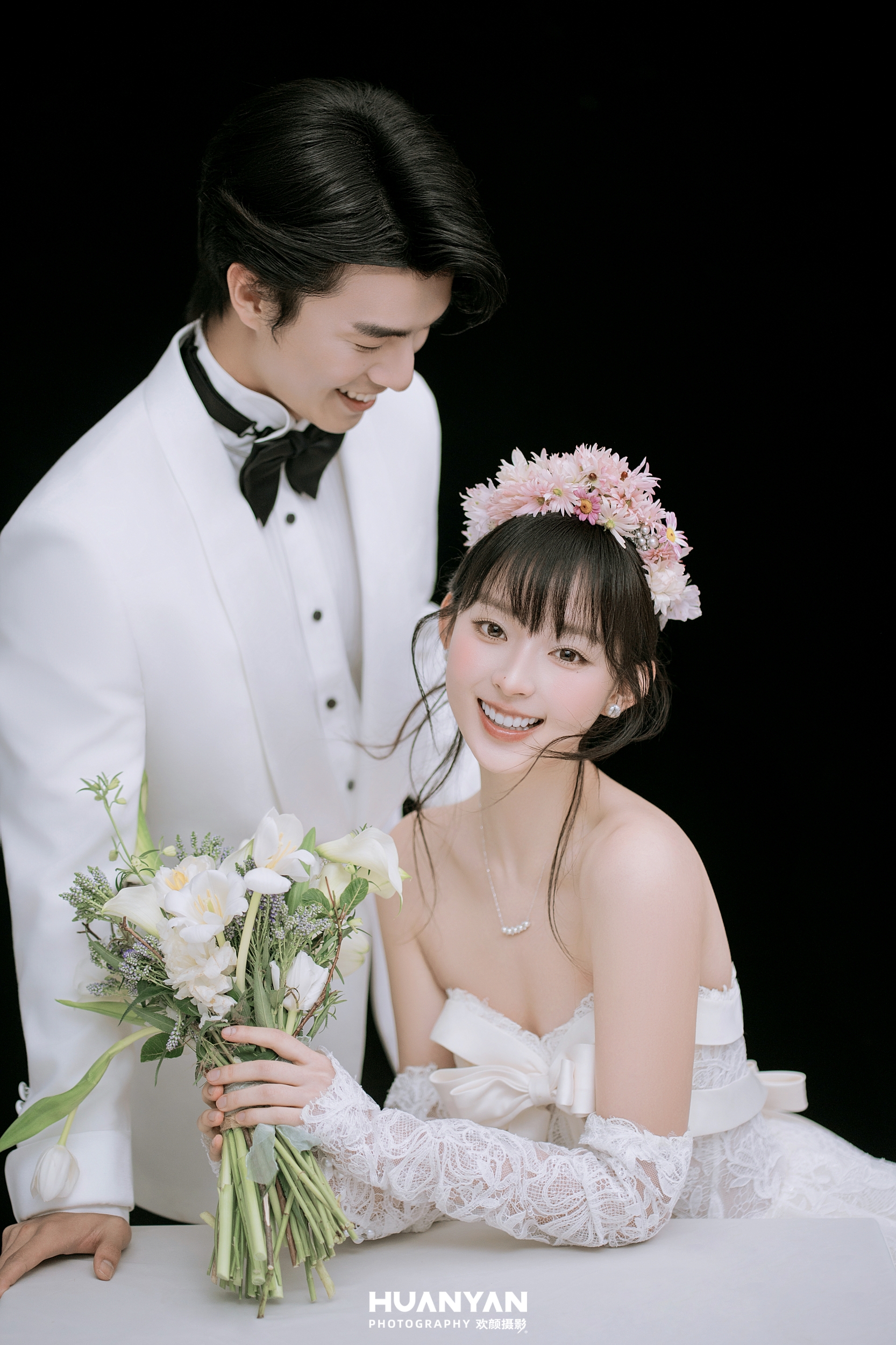 轻氧风婚纱照 · 室内场景 · 柔光叙事客片