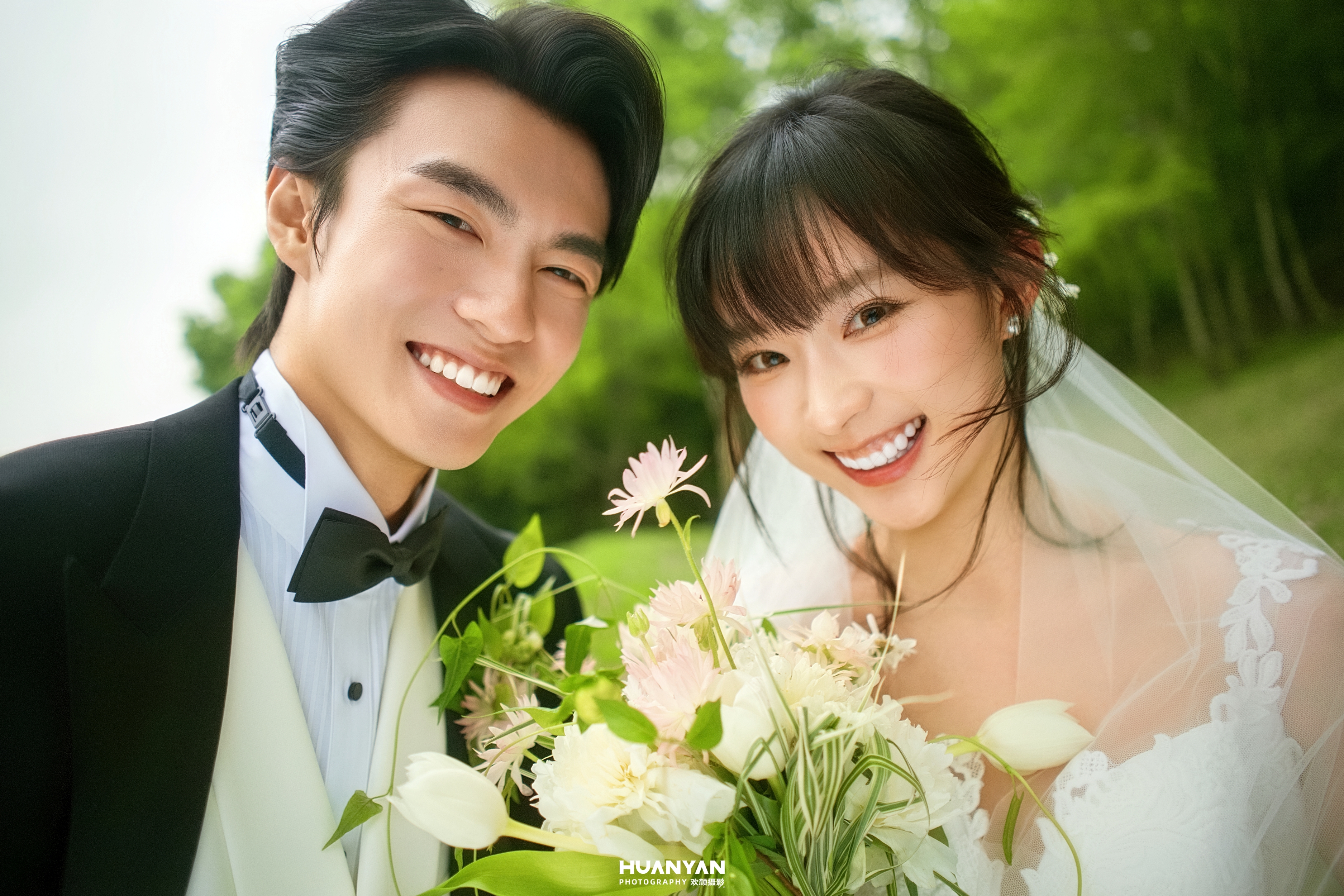 草地轻氧风婚纱照实拍（森屿系列）