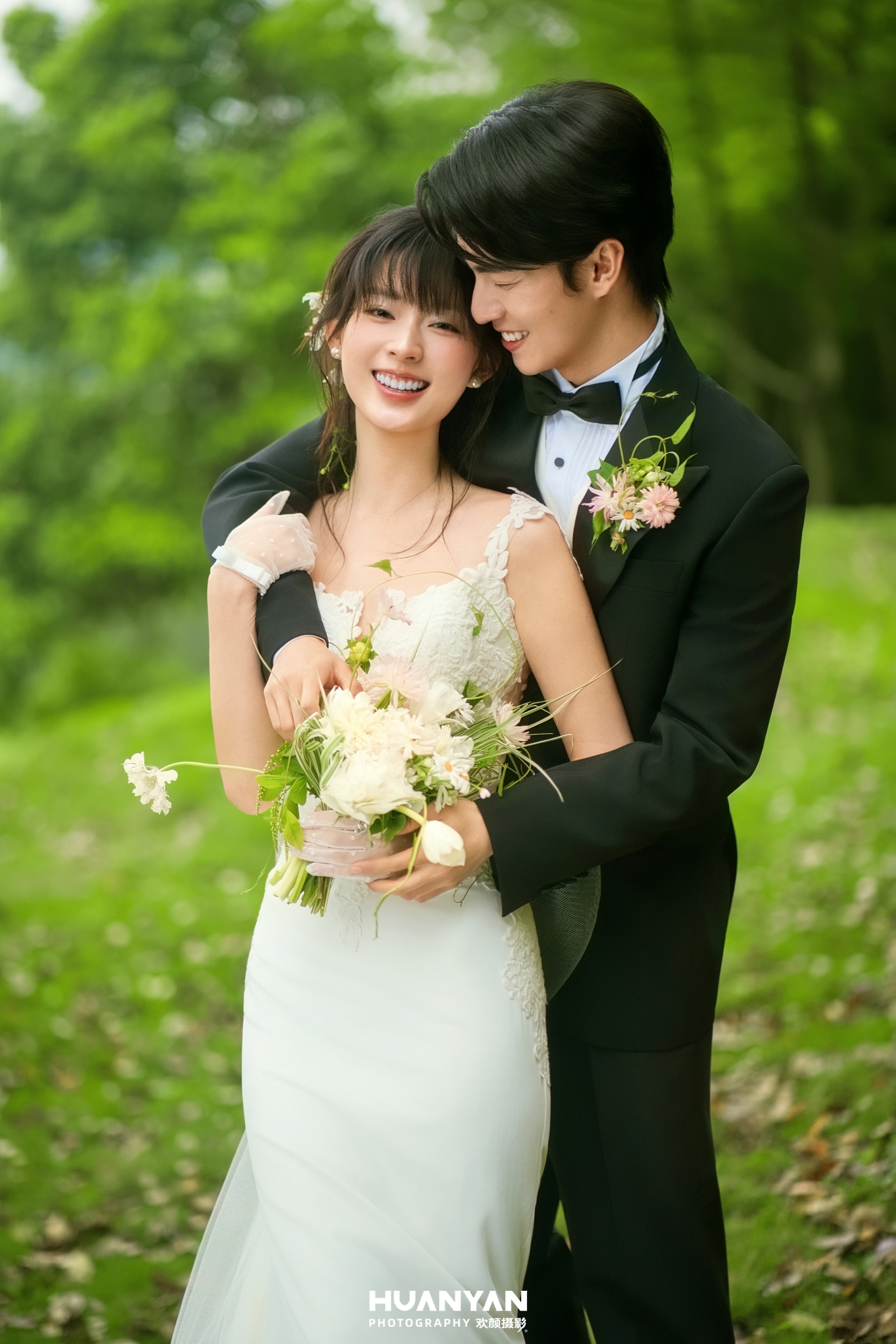 草地轻氧风婚纱照实拍（森屿系列）