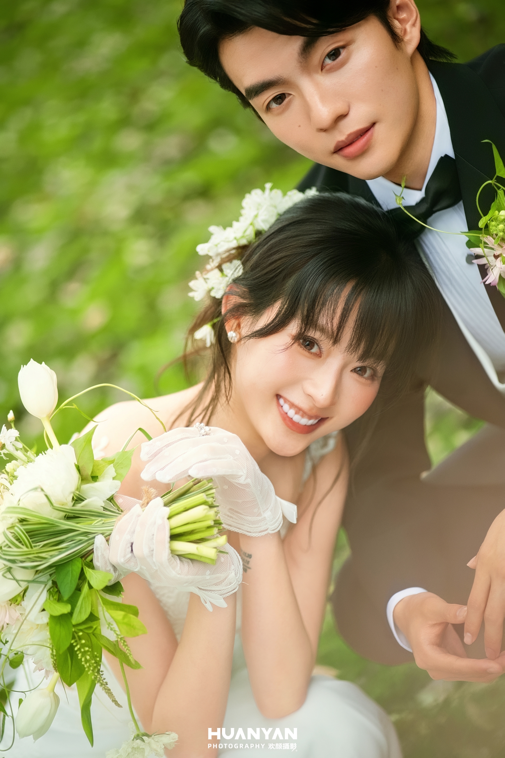 草地轻氧风婚纱照实拍（森屿系列）
