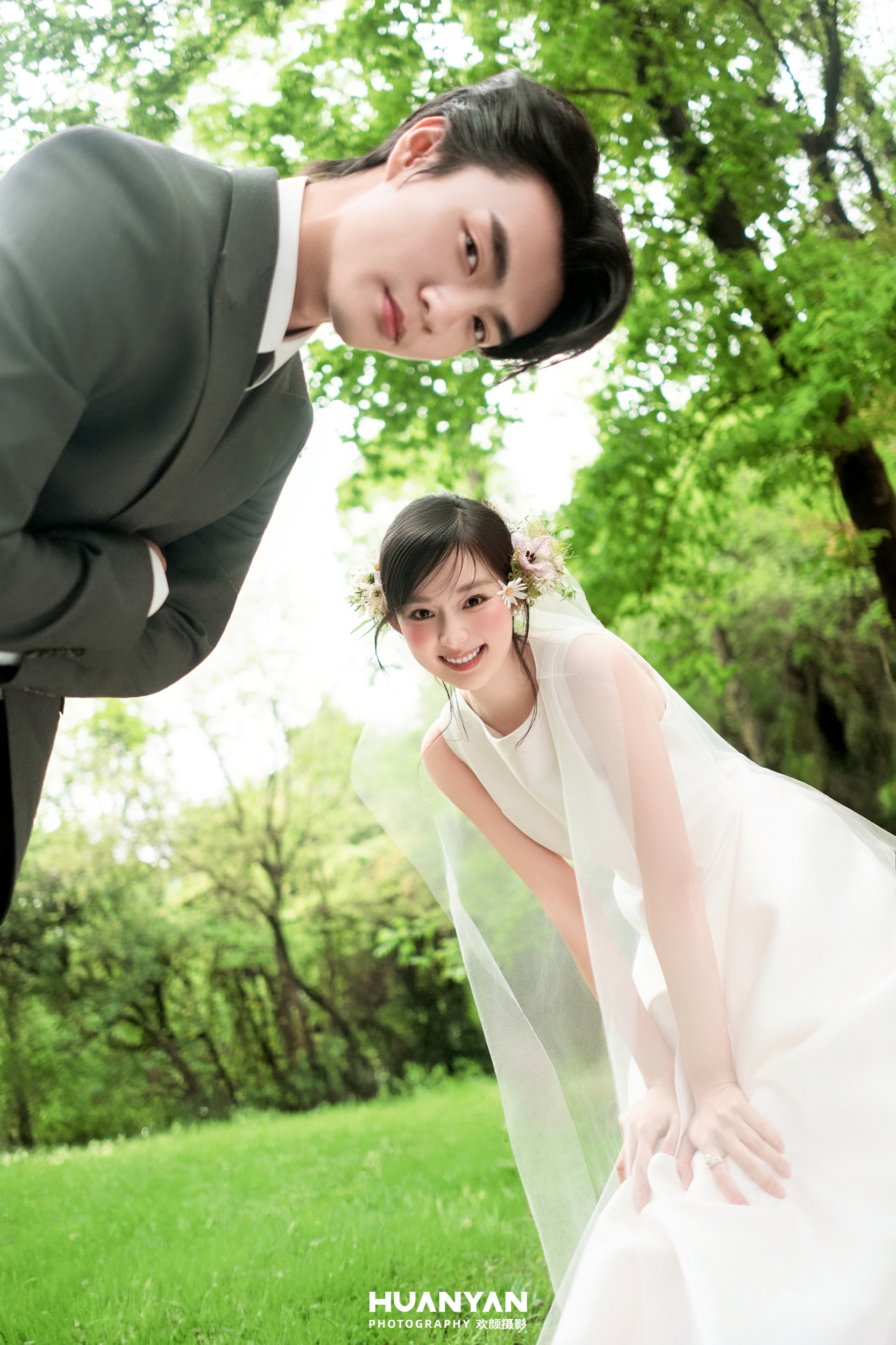 草地轻氧风婚纱照实拍（森屿漫光系列）