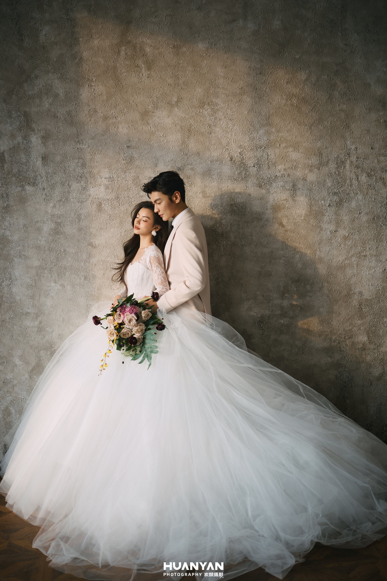 柔光：仪式感风婚纱照室内实拍