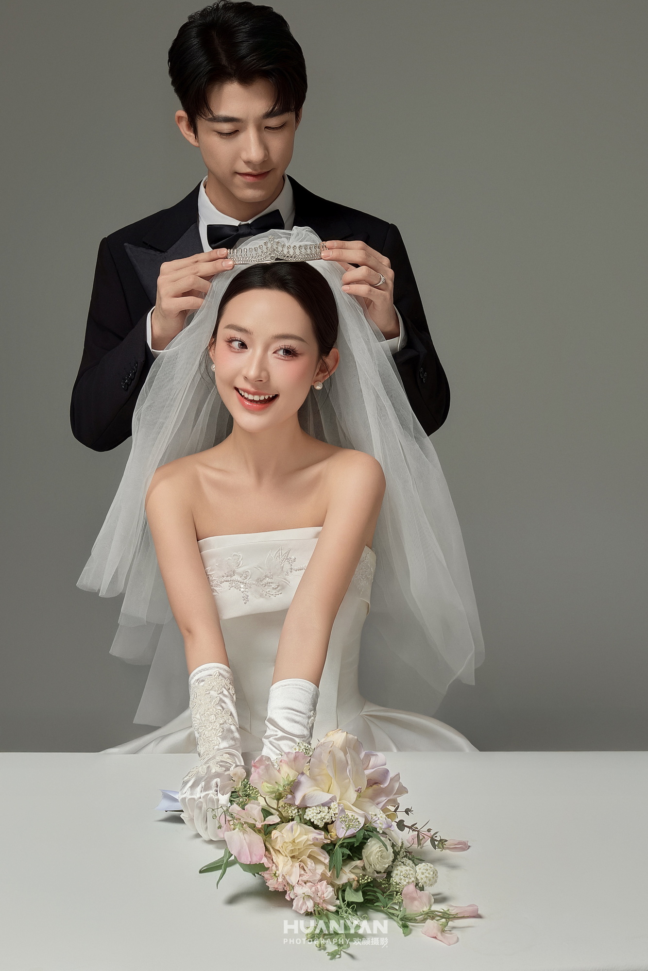 室内仪式感风婚纱照实拍（纯白序章·43系列）