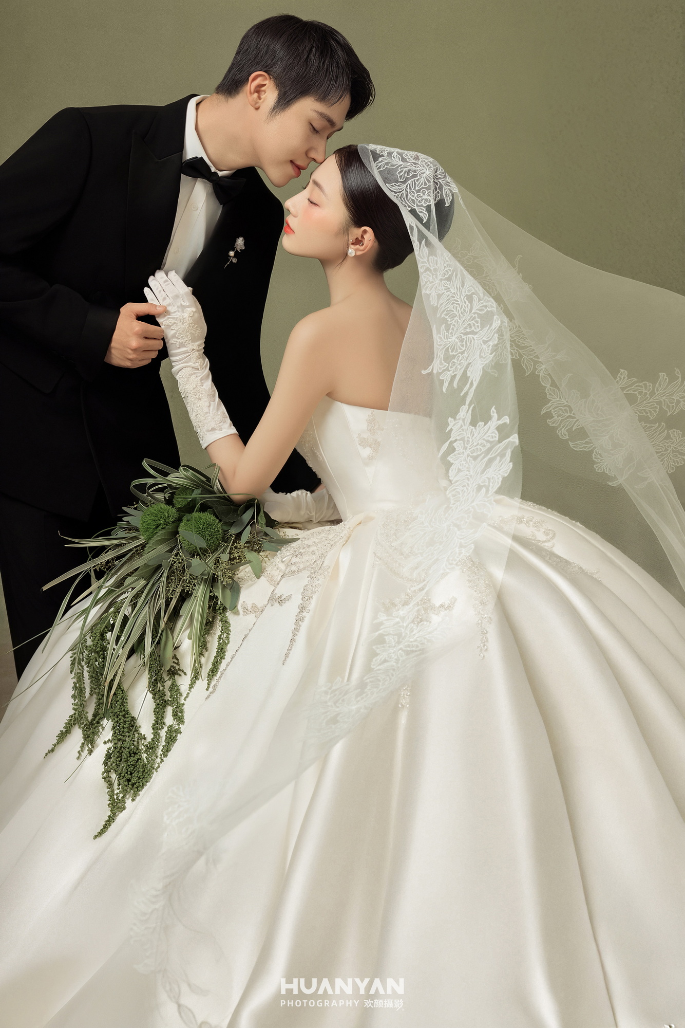 室内简约风婚纱照实拍（屿私语系列）