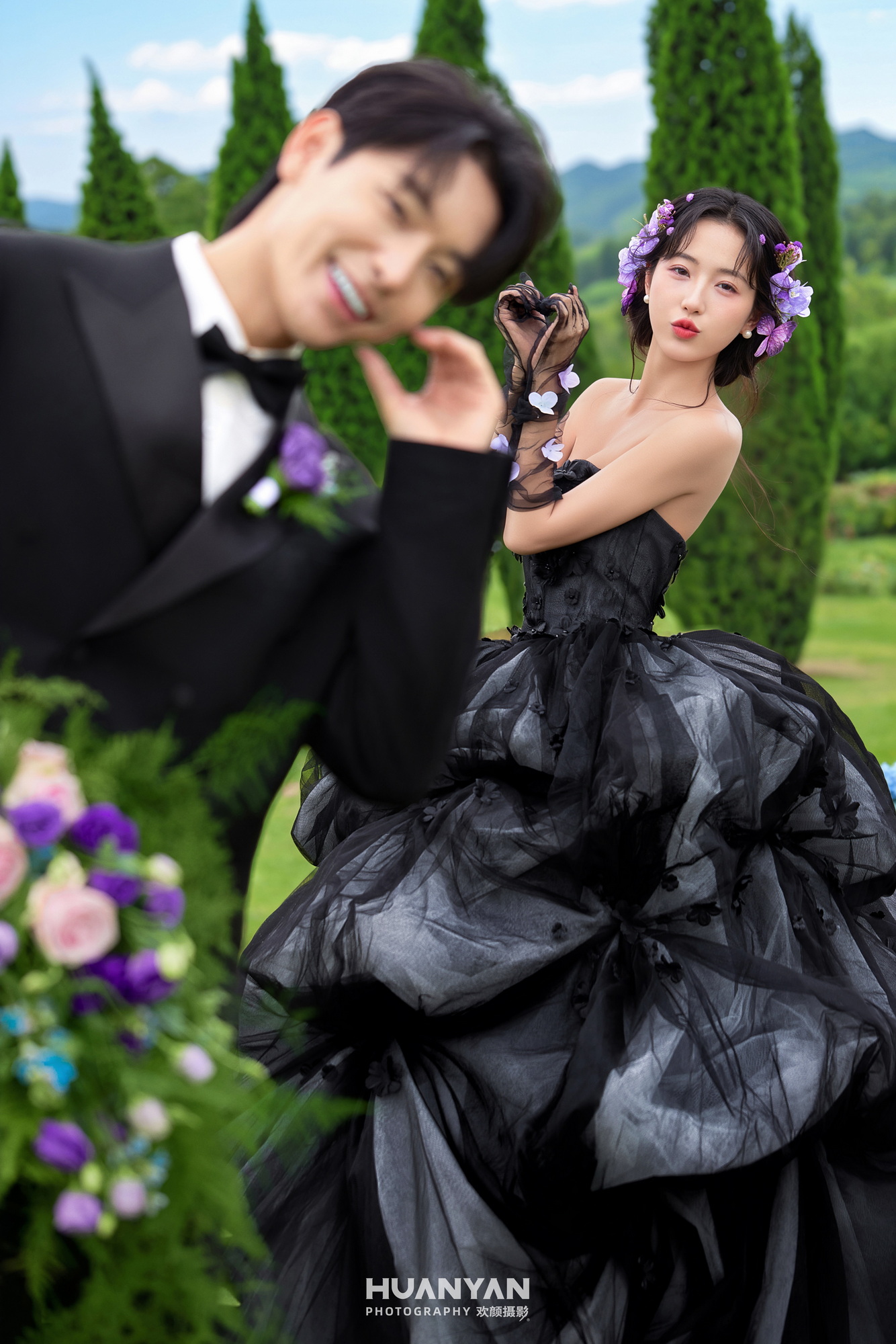 室内简约风婚纱照实拍（屿情书集系列）
