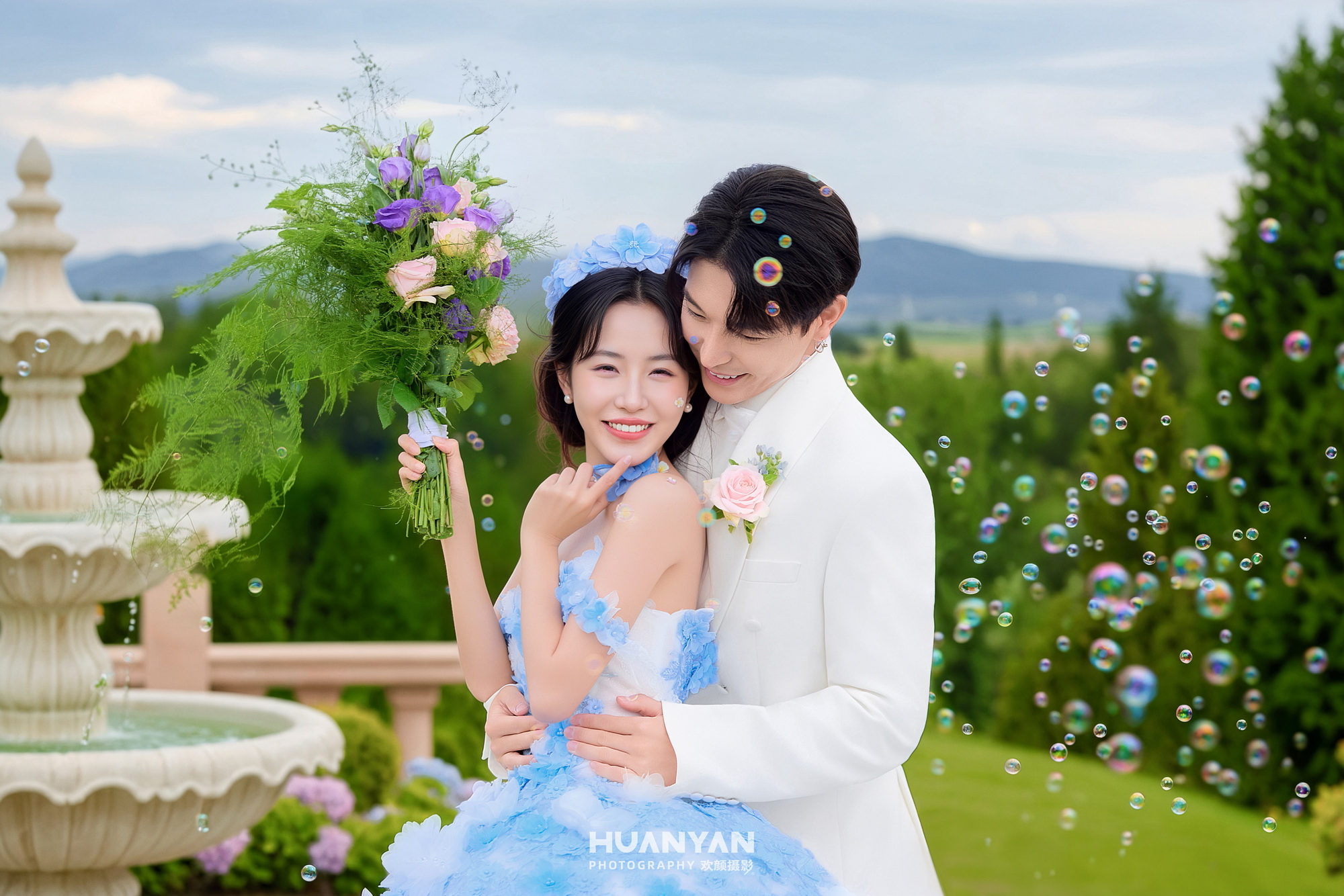 室内简约风婚纱照实拍（屿求婚集系列）