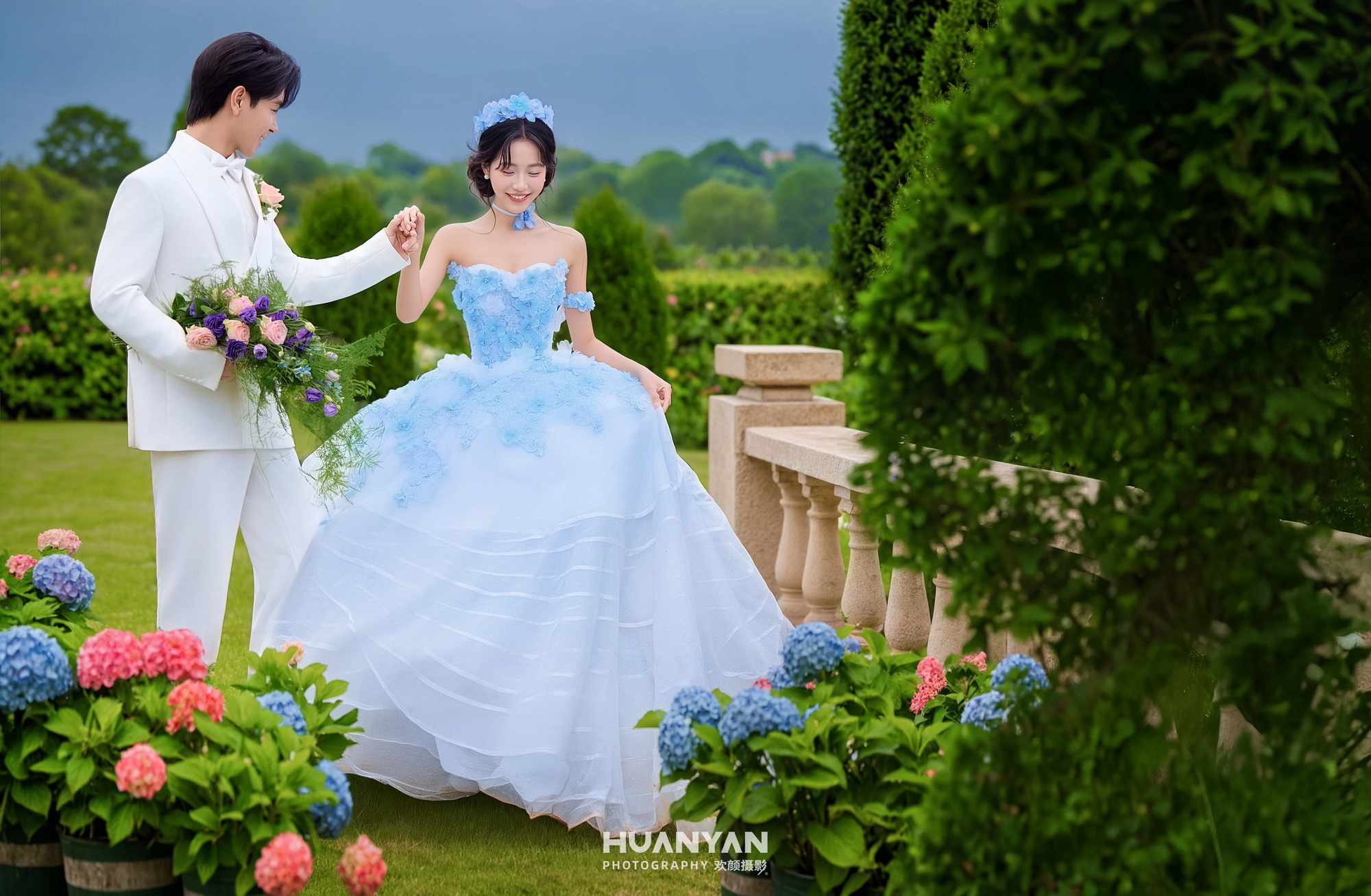 室内简约风婚纱照实拍（屿求婚集系列）