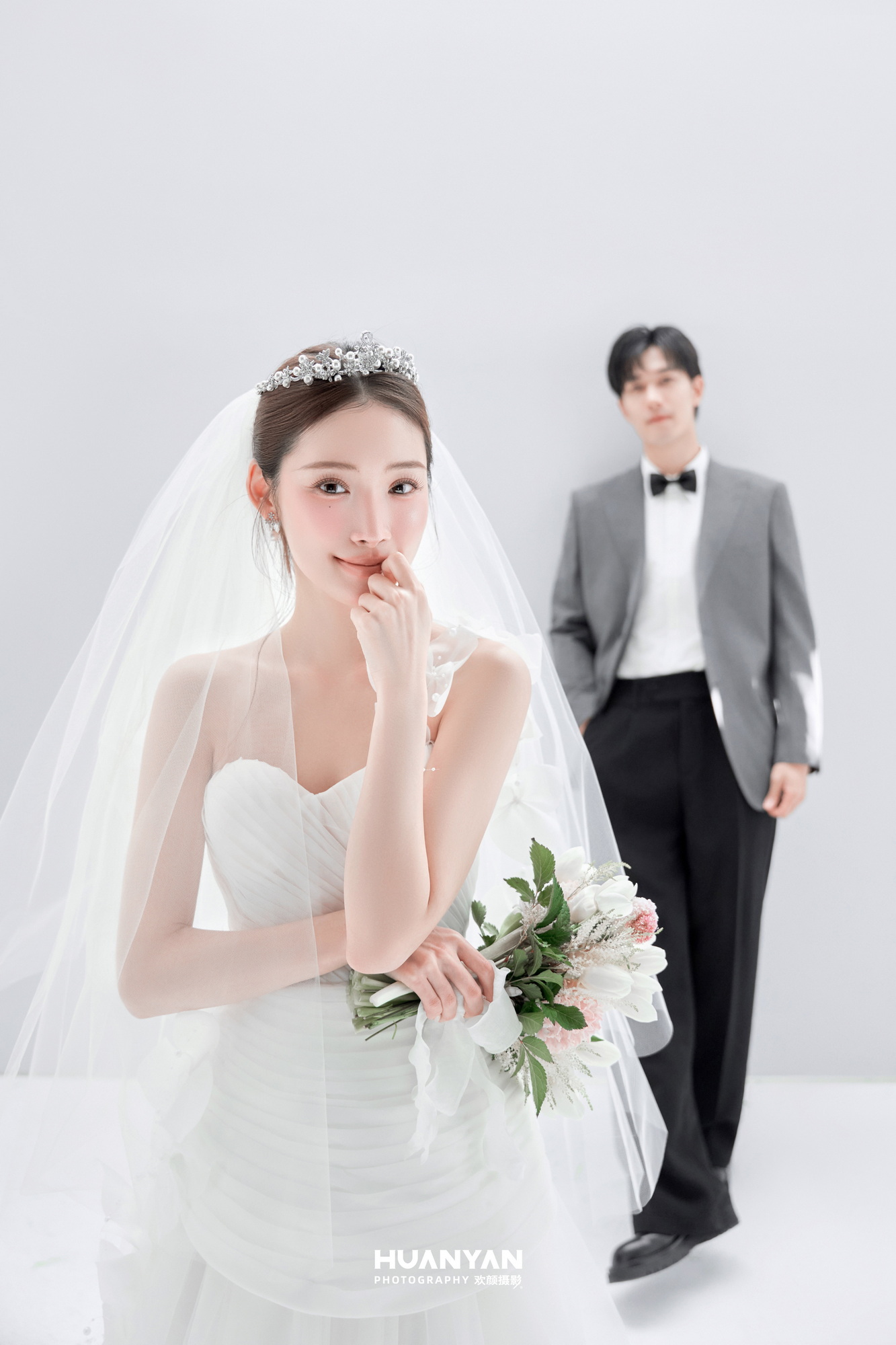 室内简约风婚纱照实拍（屿之誓系列）