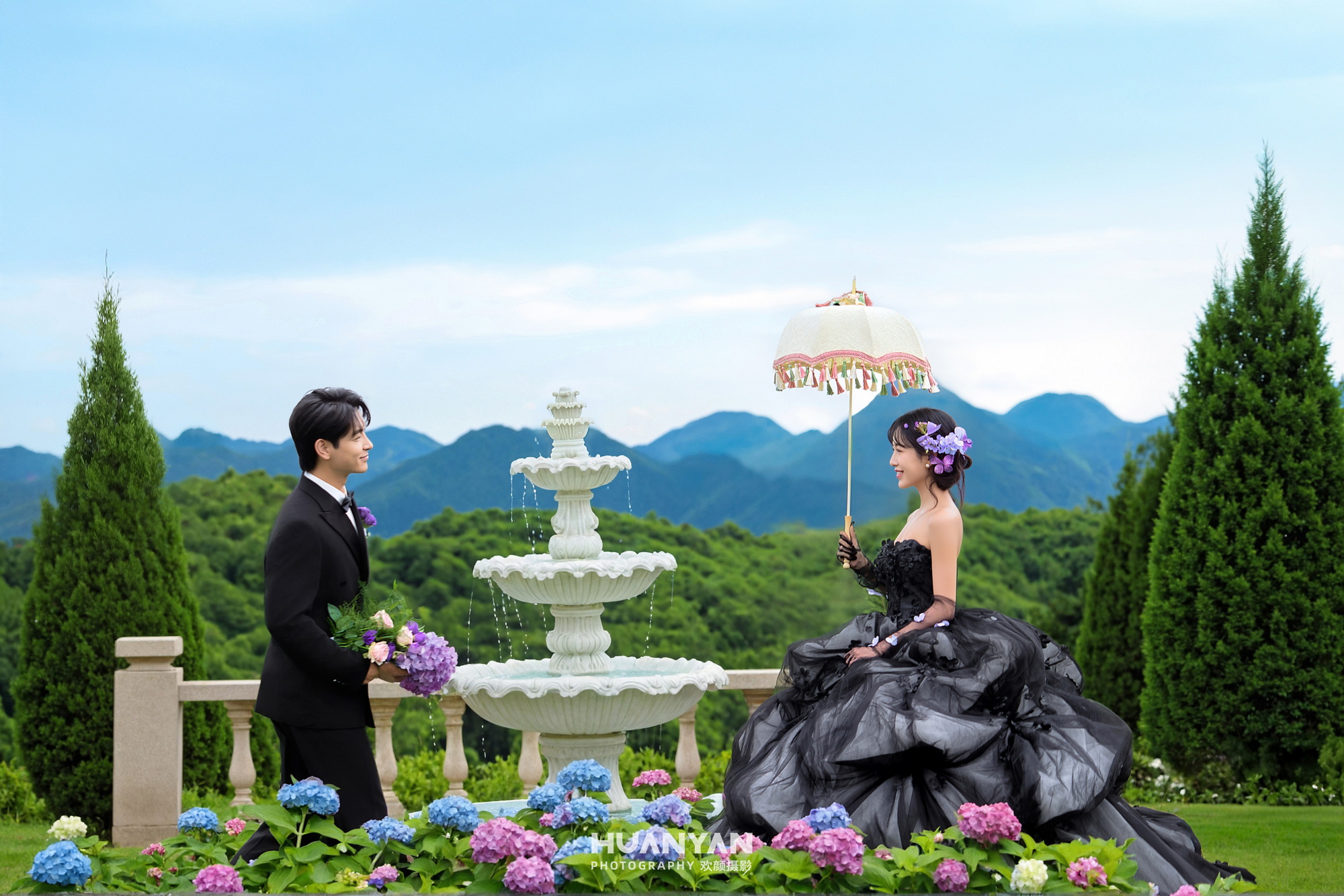 屿情书集：简约风婚纱照室内实拍