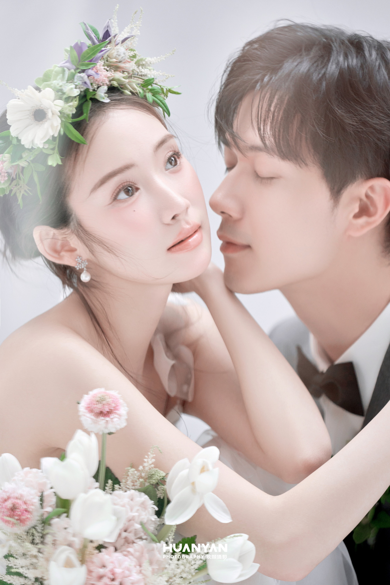 室内简约风婚纱照实拍（屿之誓系列）