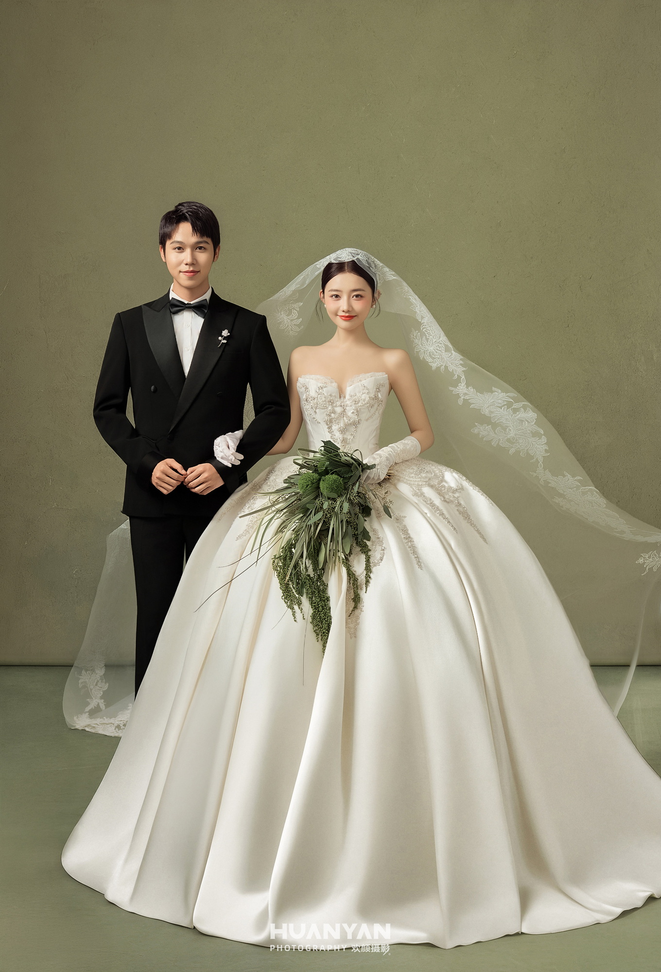 室内简约风婚纱照实拍（屿私语系列）