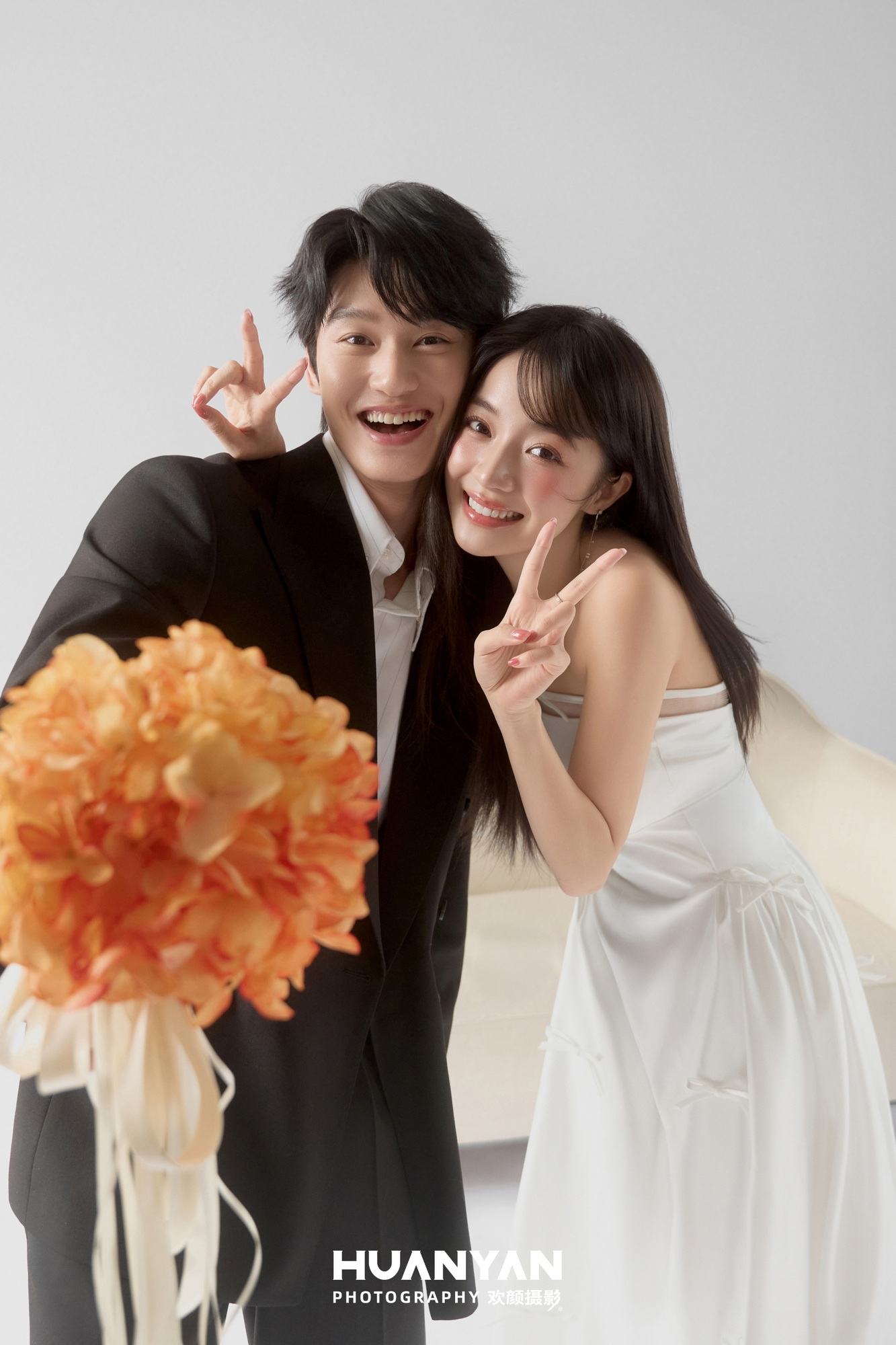 白纱絮语：仪式感风婚纱照室内实拍
