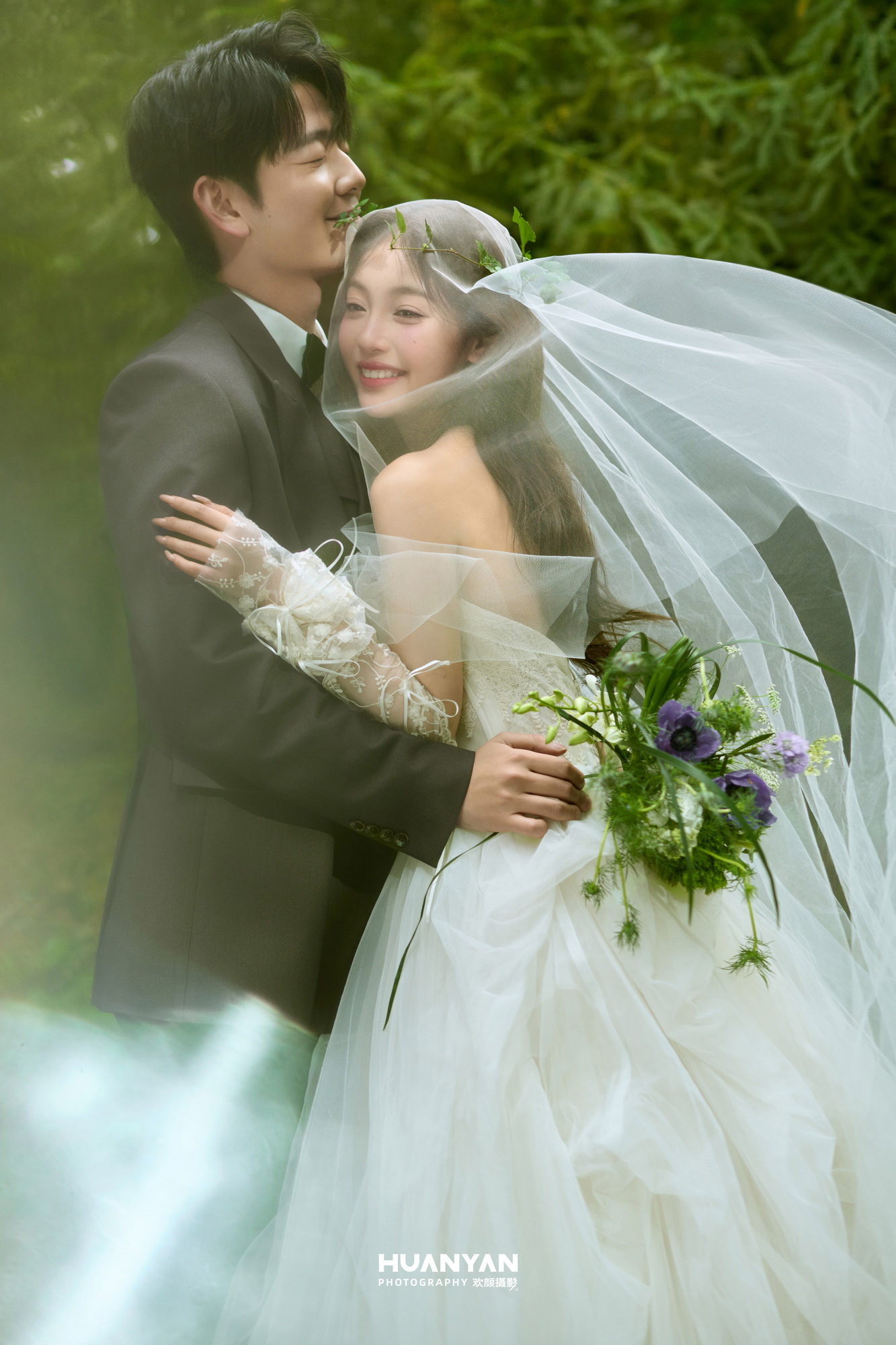 草地轻氧风婚纱照实拍（森系仪式感系列）