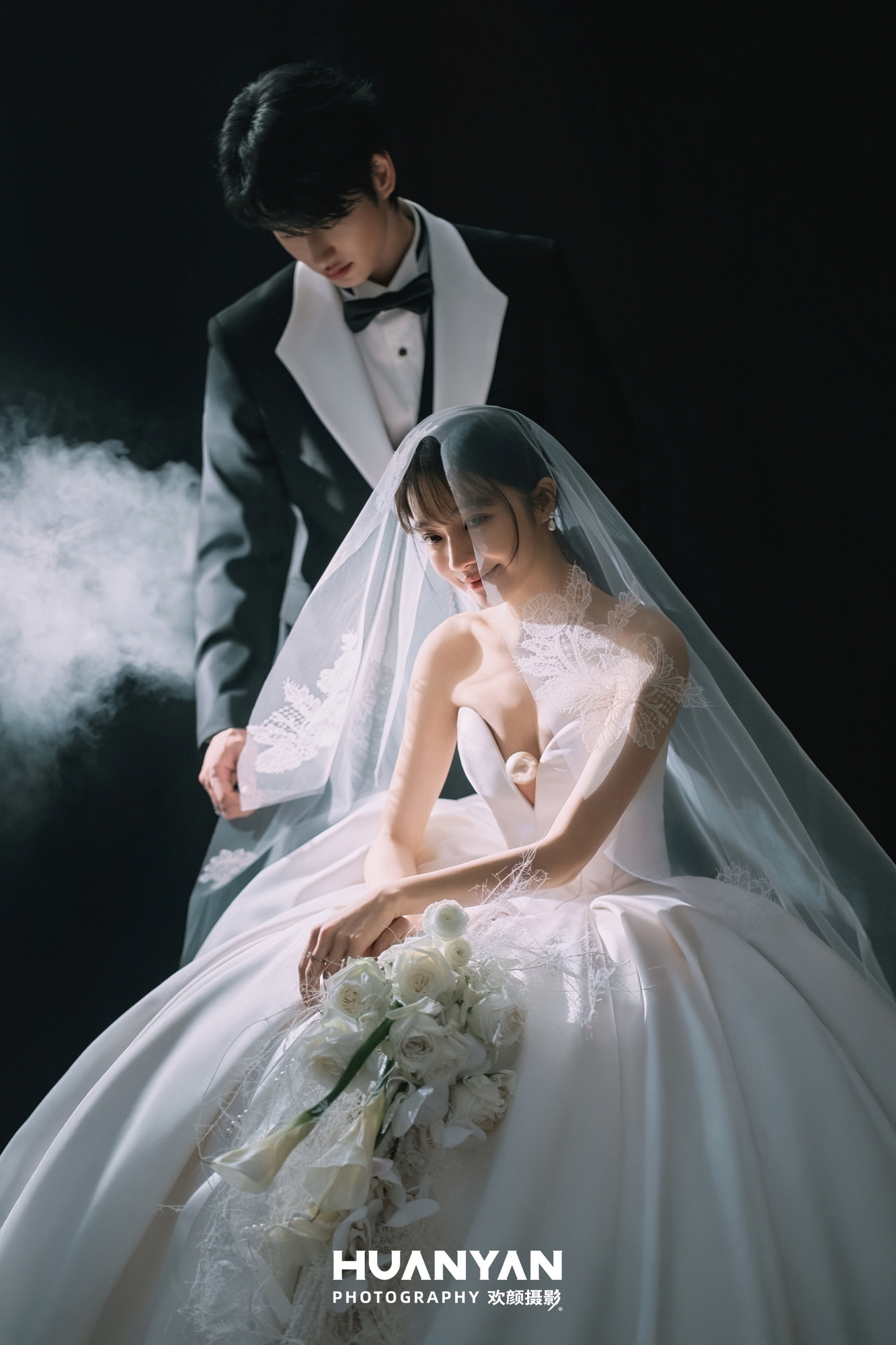 室内简约风婚纱照实拍（屿之忆系列）