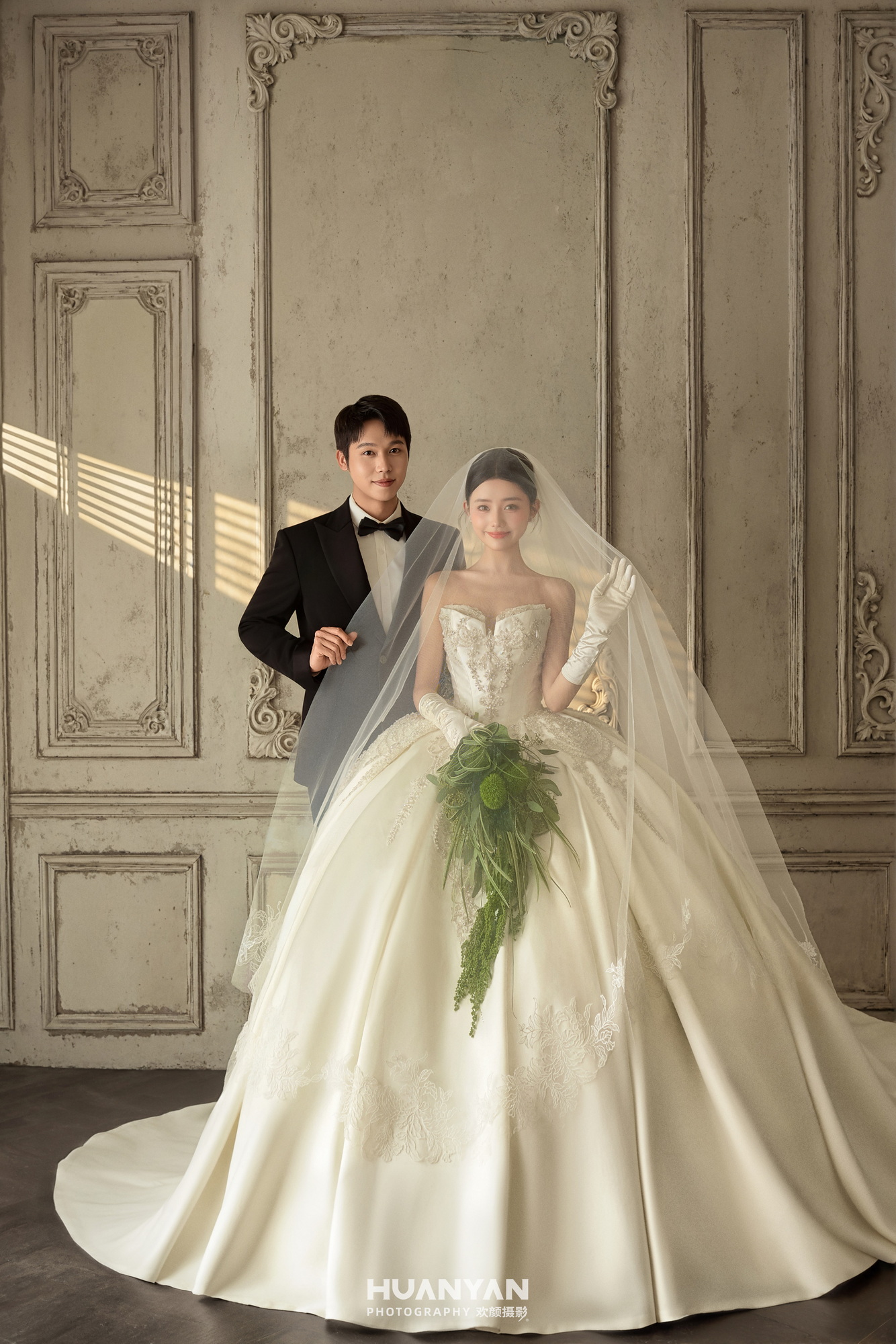 雾甜序：高级感风婚纱照室内实拍