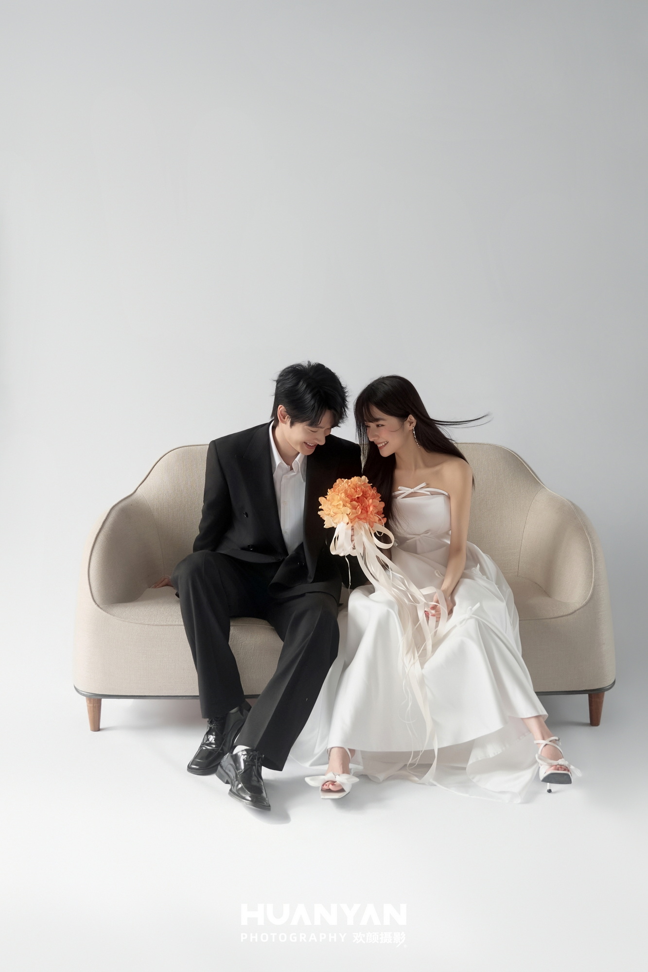 室内仪式感风婚纱照实拍（白纱絮语系列）