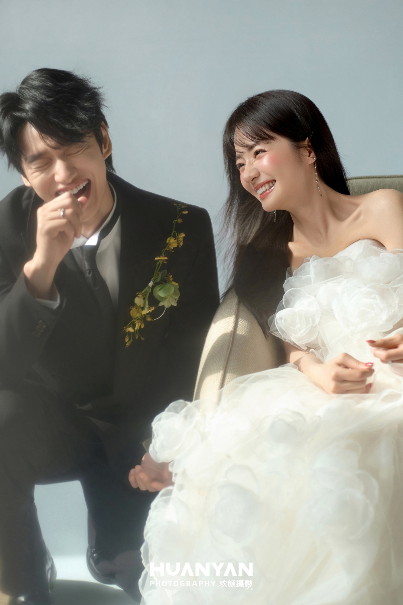 浅光叙白：高级感风婚纱照室内实拍