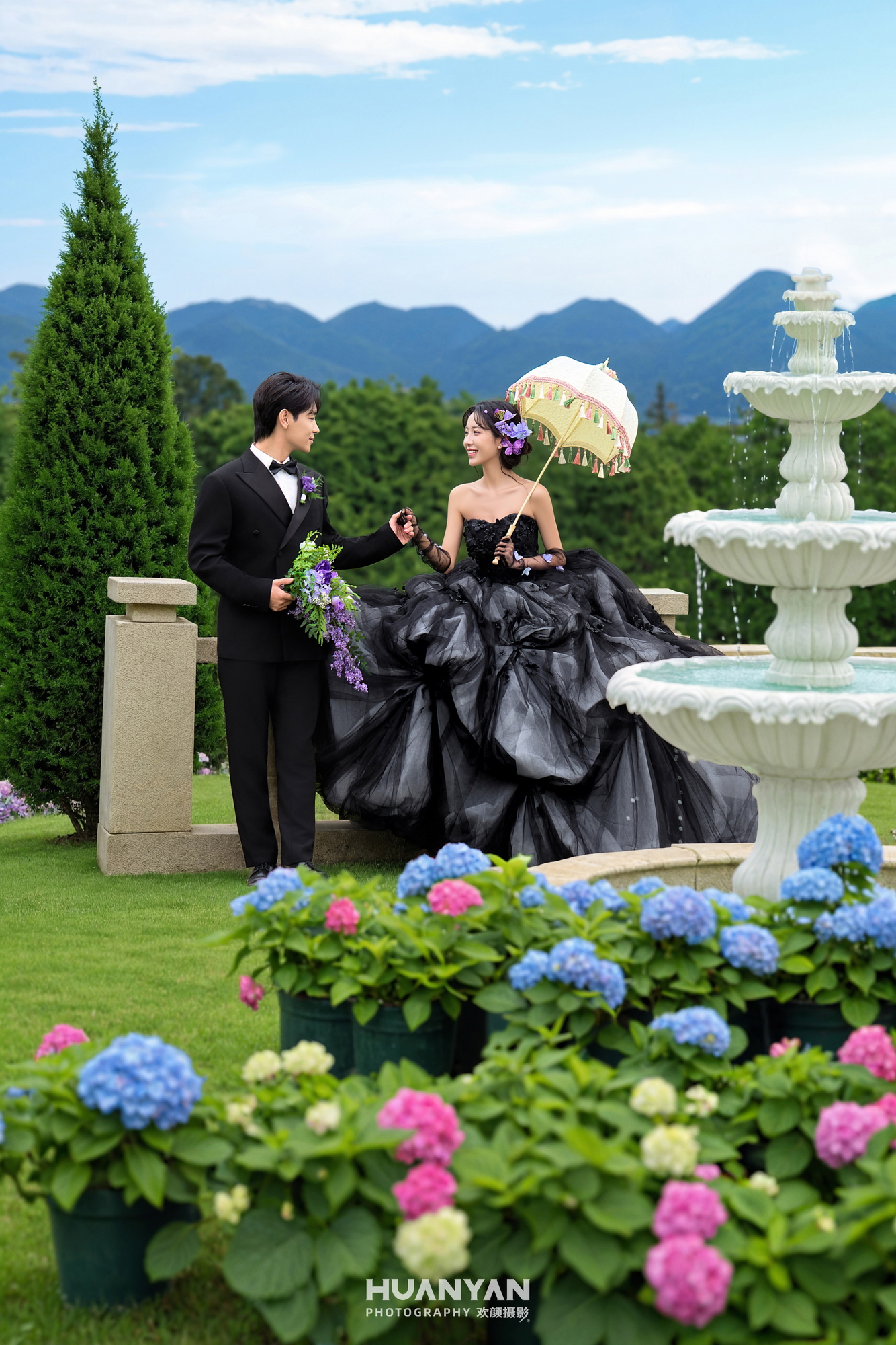 屿情书集客片第7张｜简约风婚纱照，摄于室内