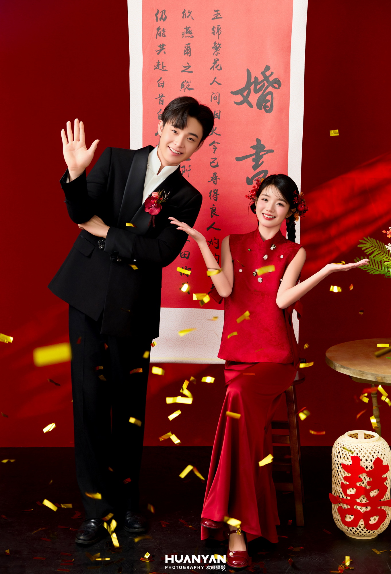 高级感风婚纱照 · 室内场景 · 屿慢光集客片