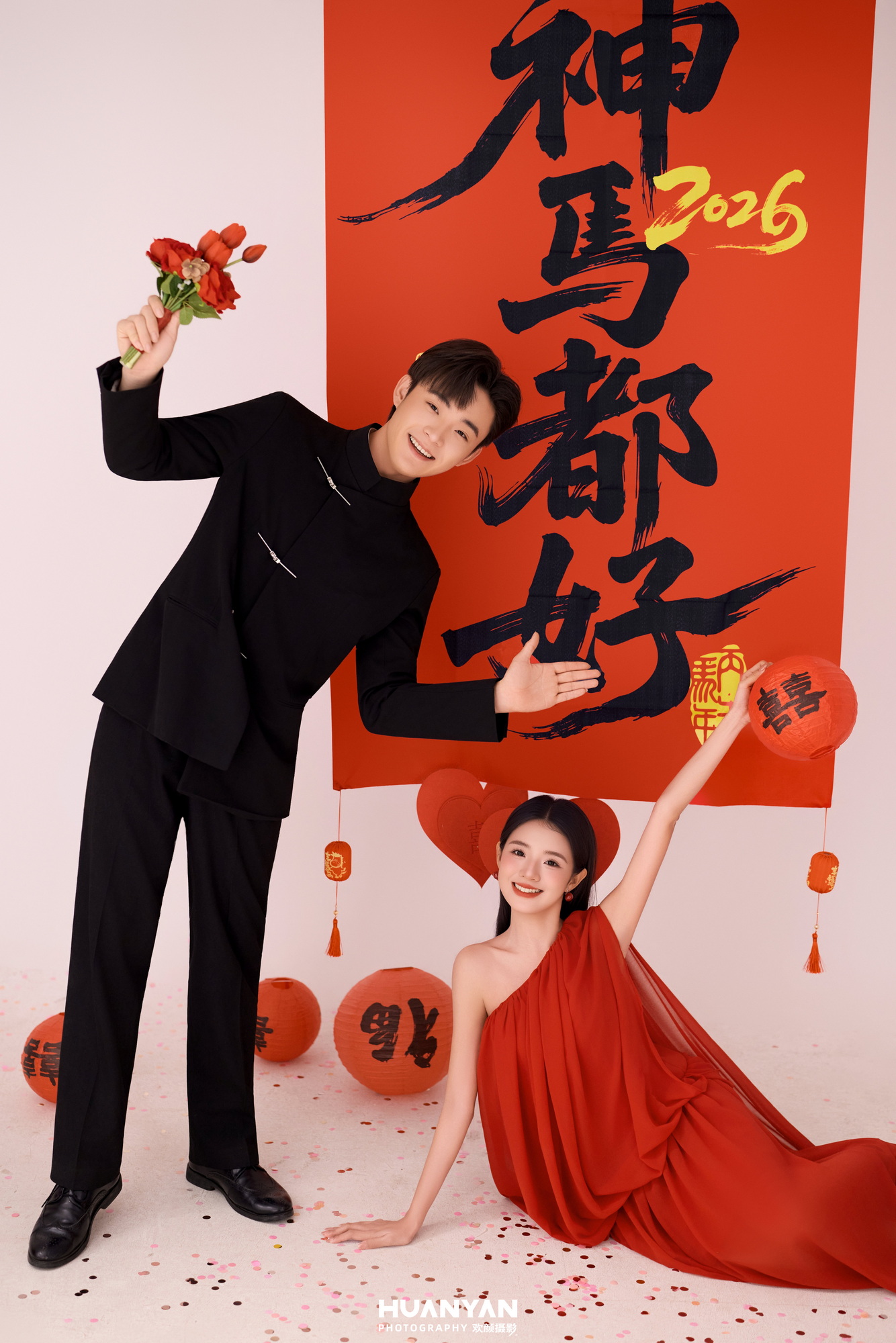 室内高级感风婚纱照实拍（屿慢光系列）