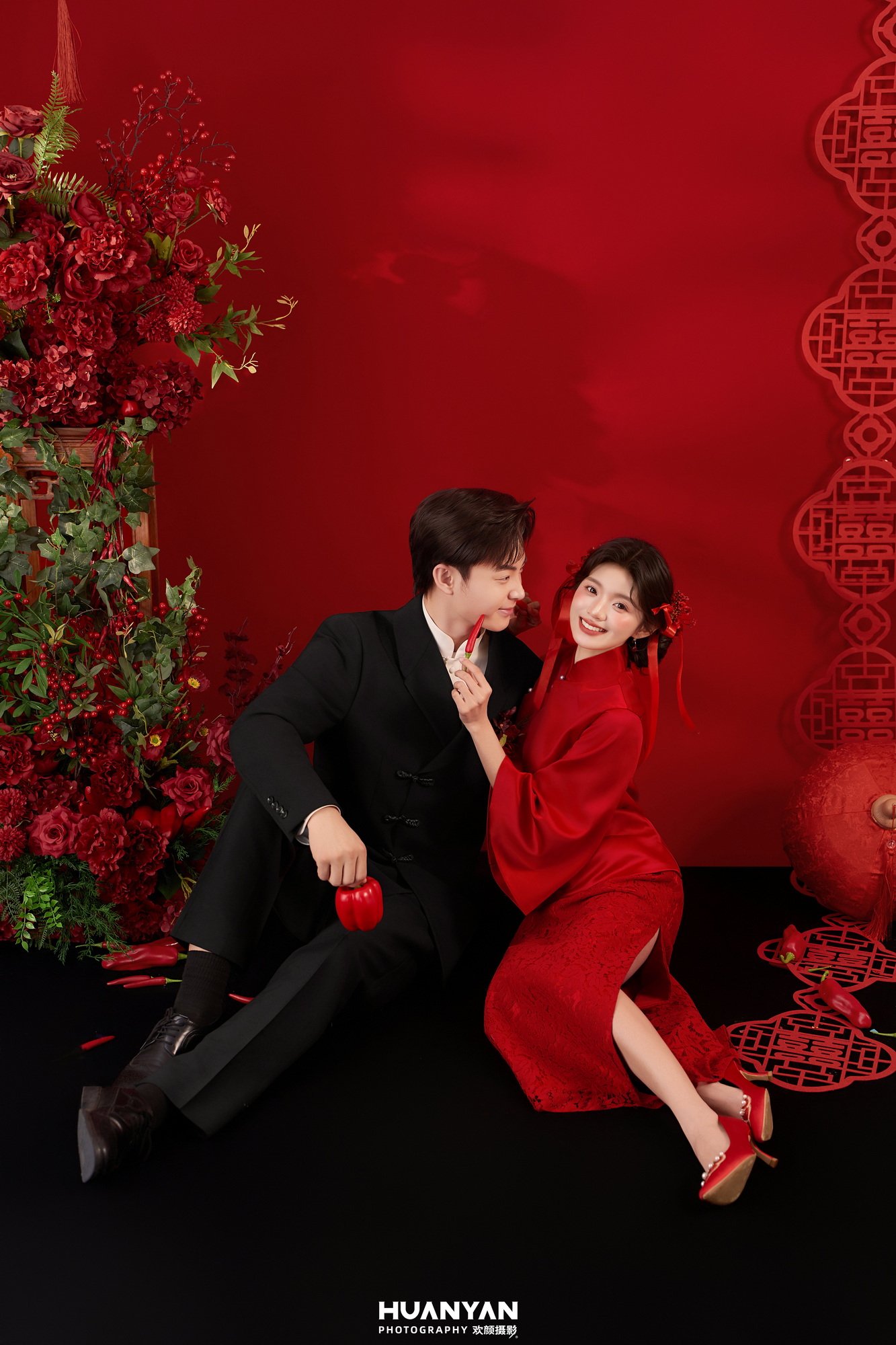 雾序曲：简约风婚纱照室内实拍