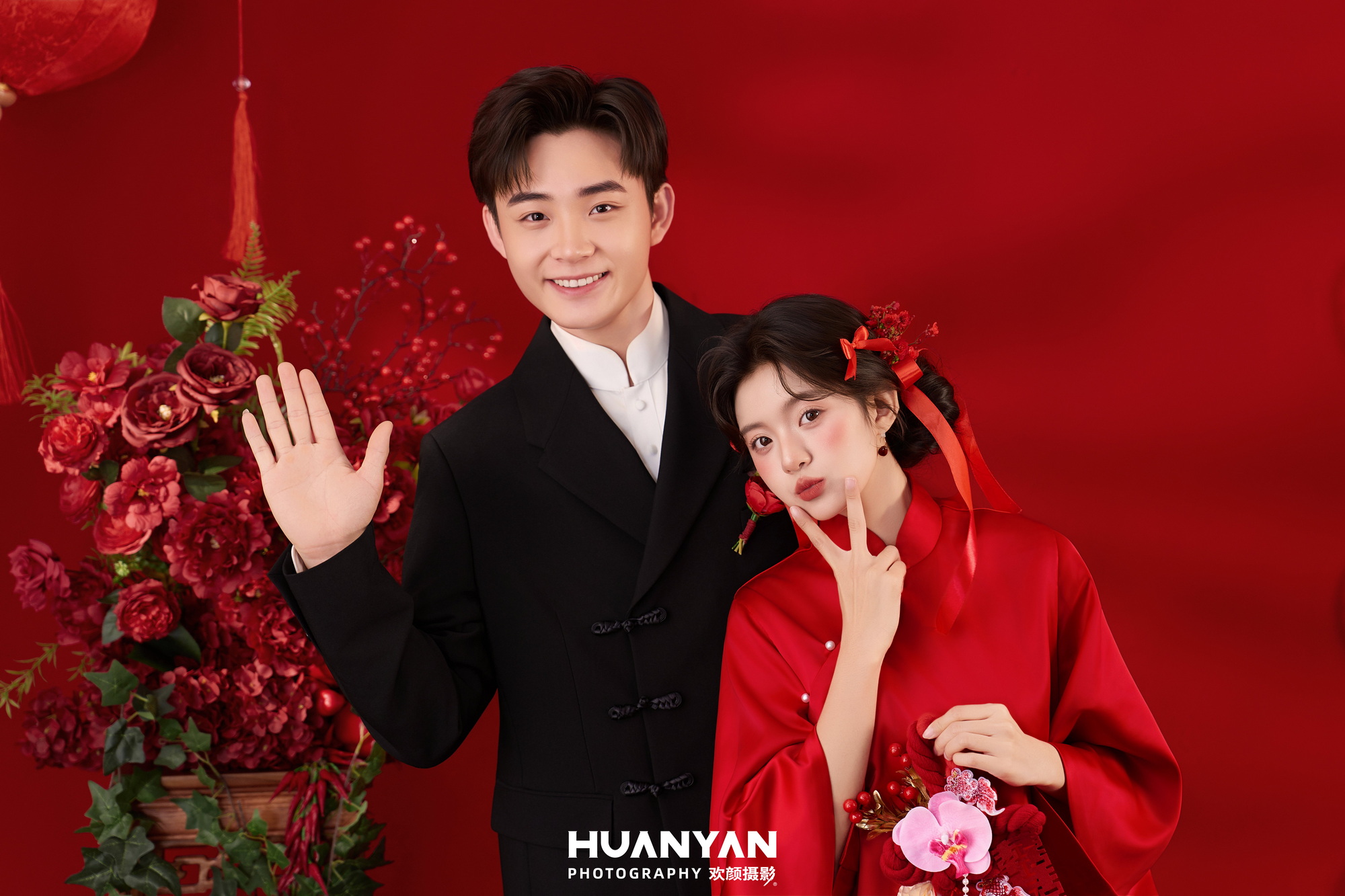 雾序曲：简约风婚纱照室内实拍