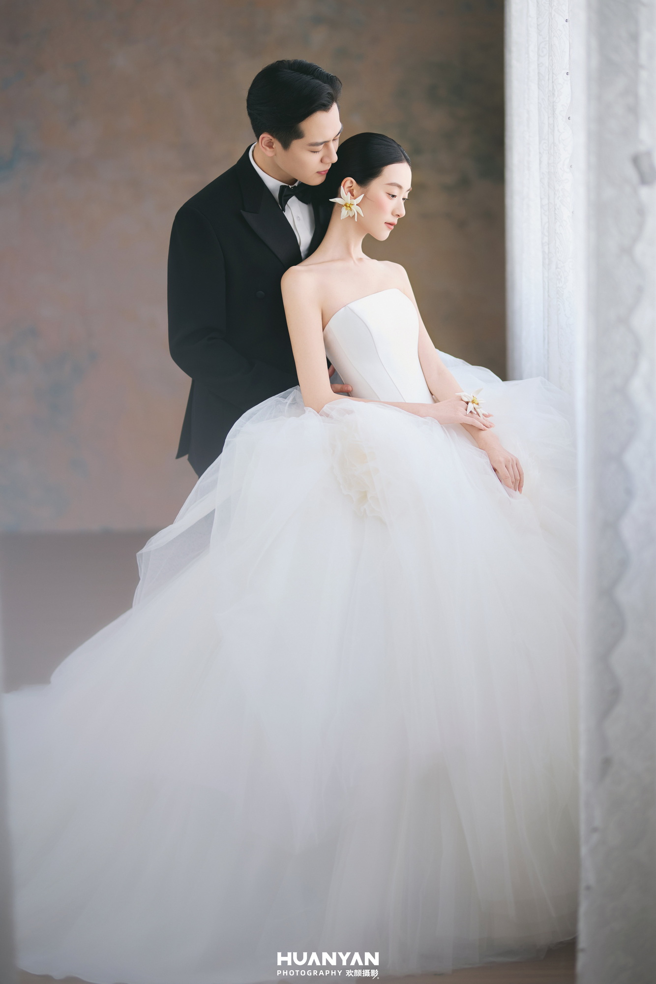 室内仪式感风婚纱照实拍（柔光絮语系列）