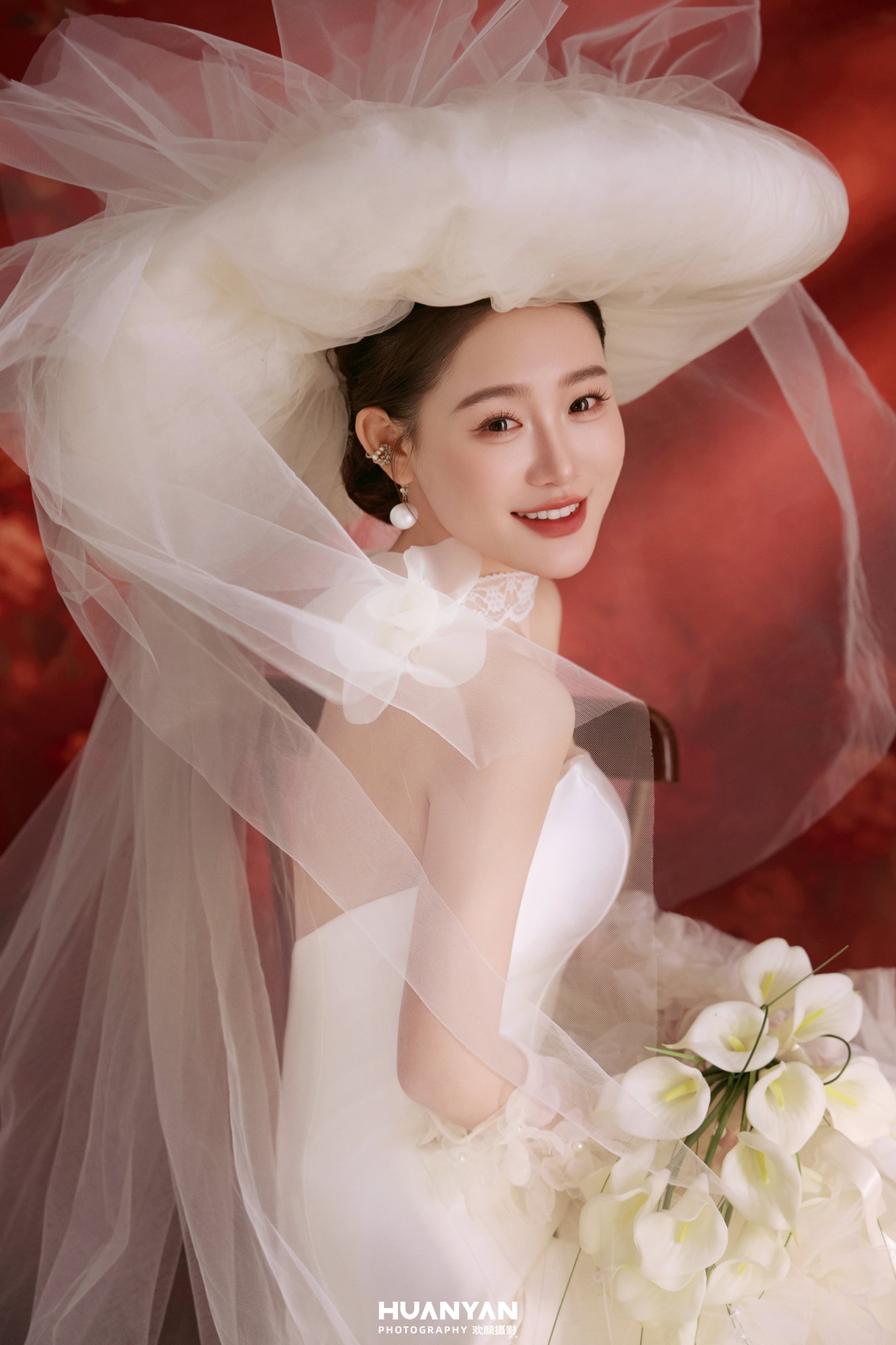 简约风婚纱照 · 公园场景 · 野嬉花客片