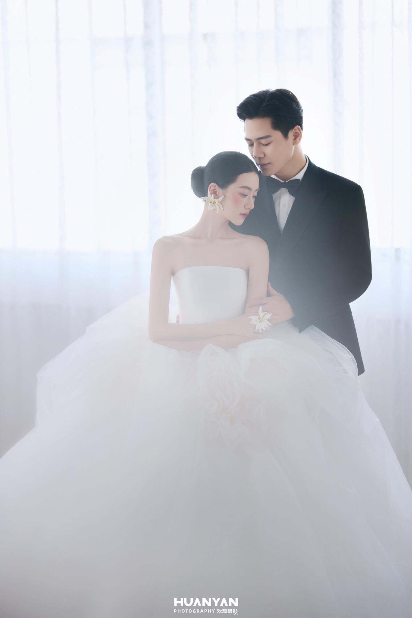 柔光絮语：仪式感风婚纱照室内实拍