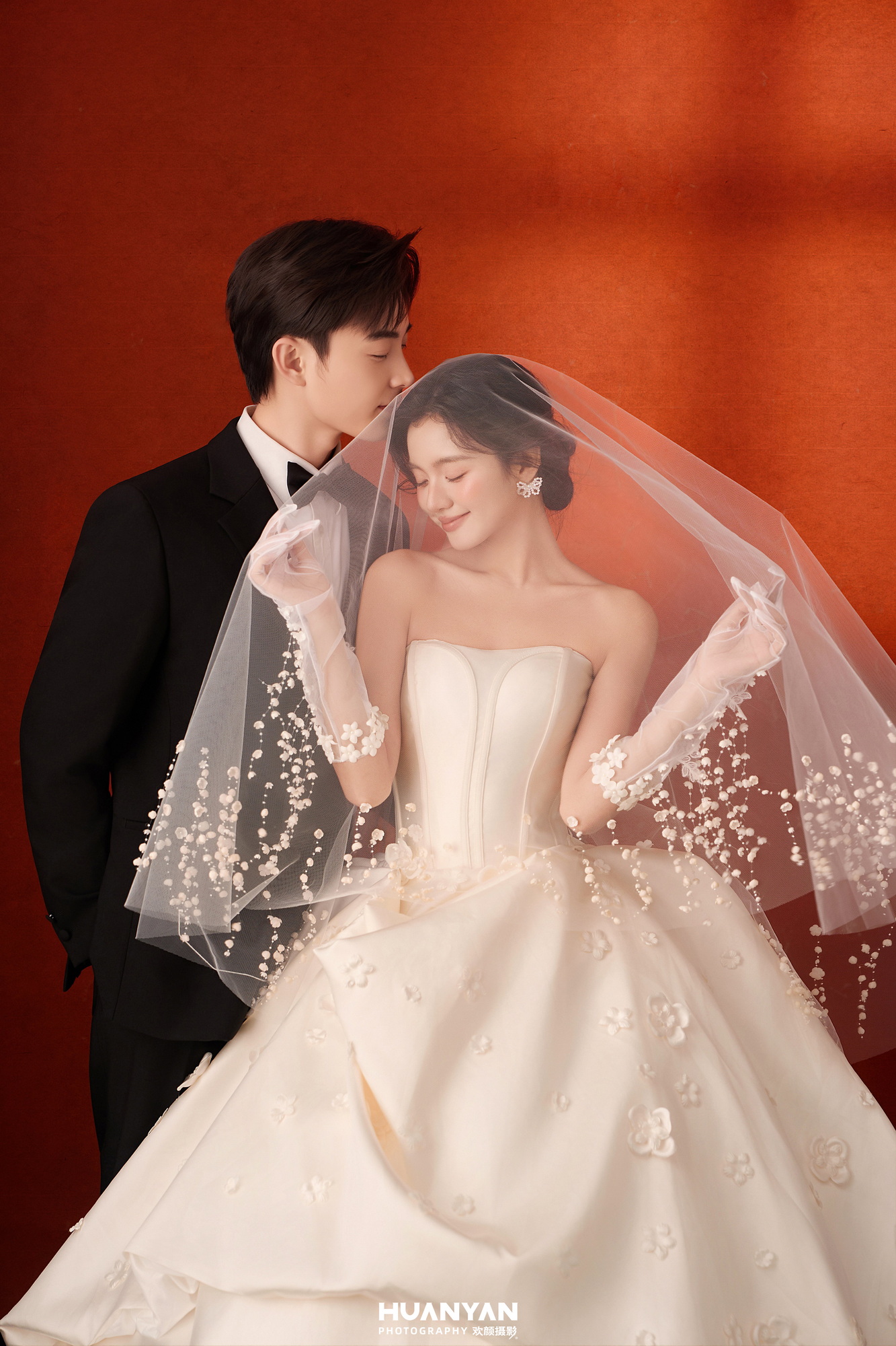简约风婚纱照 · 室内场景 · 予你温柔客片