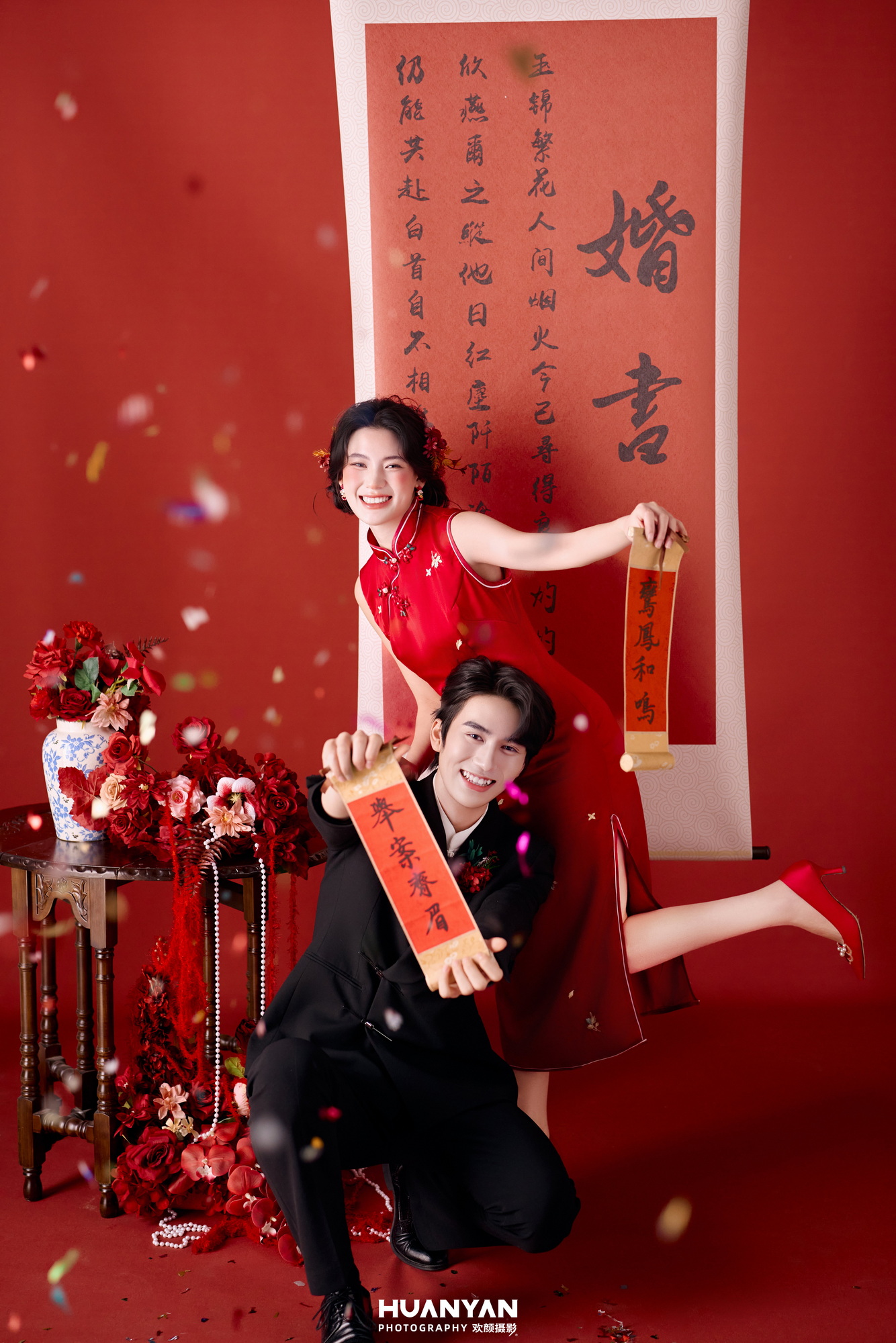 室内简约风婚纱照实拍（间欢序系列）