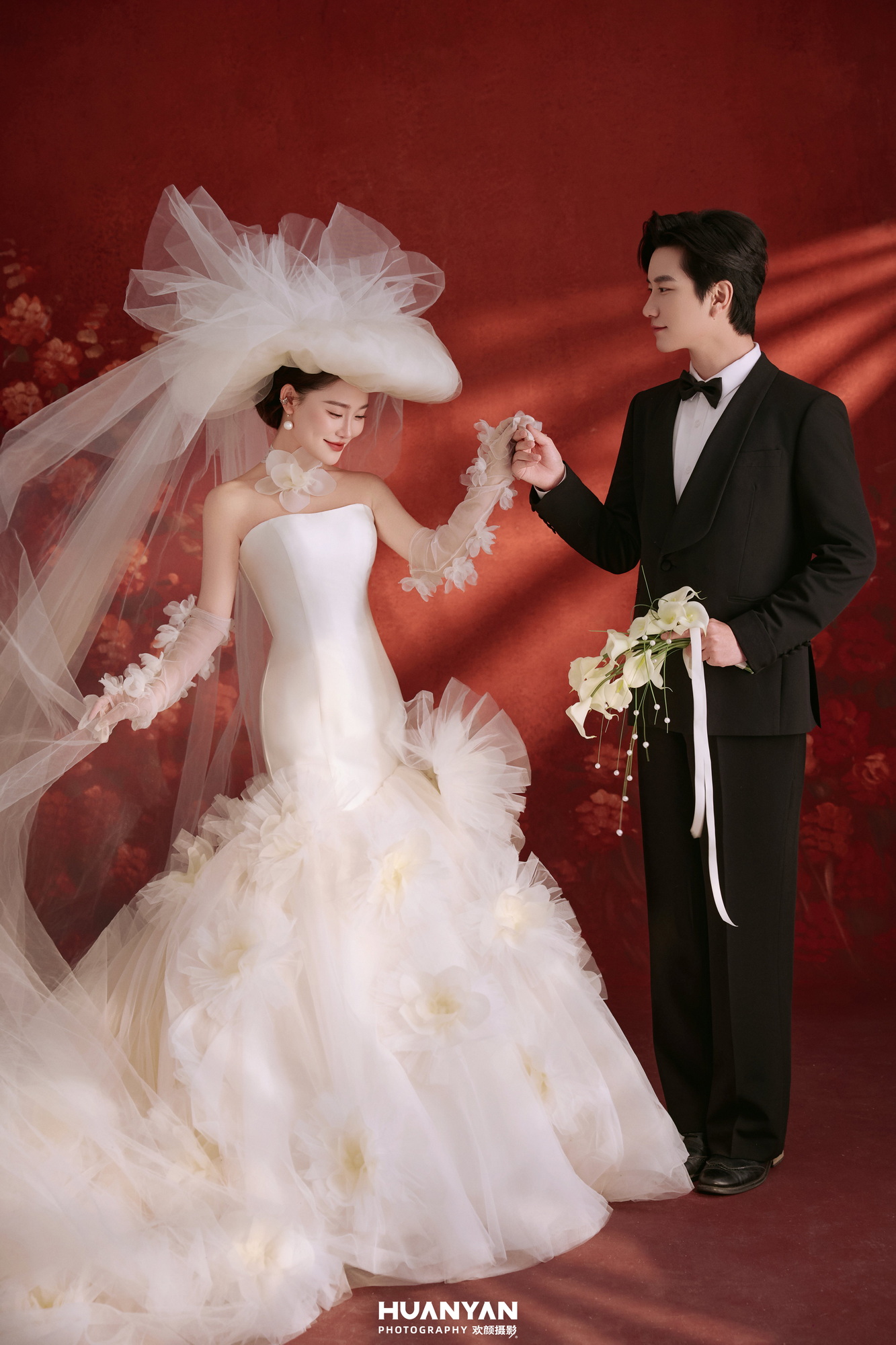 公园简约风婚纱照实拍（野嬉花系列）