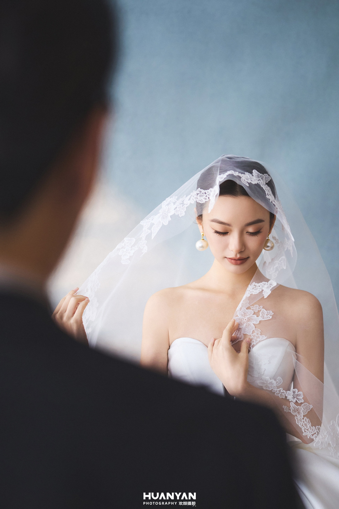 室内简约风婚纱照实拍（黛忆系列）