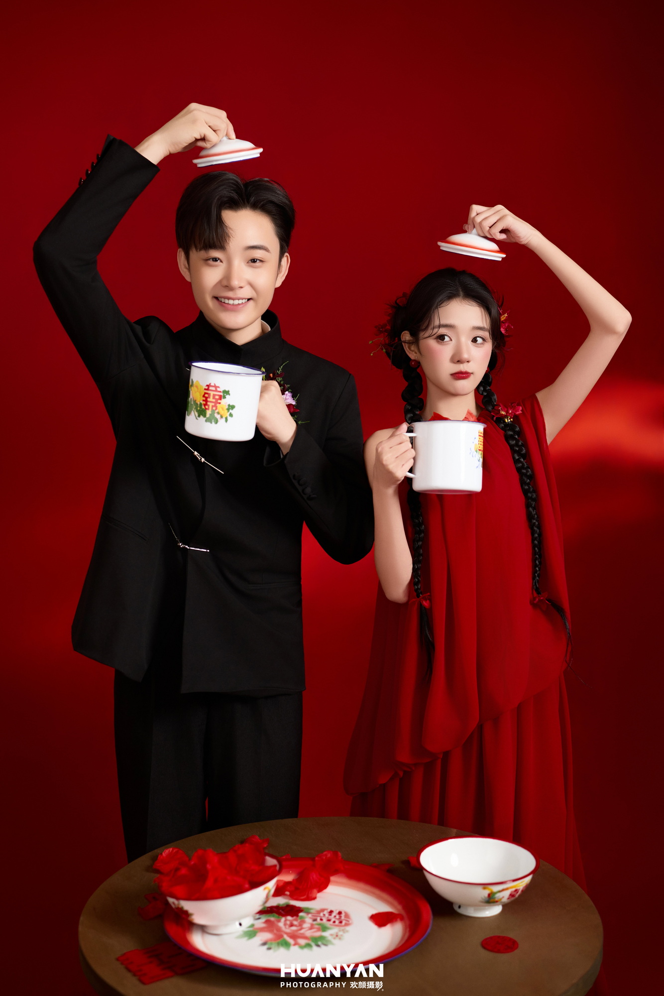 黛暮光：高级感风婚纱照夕阳实拍