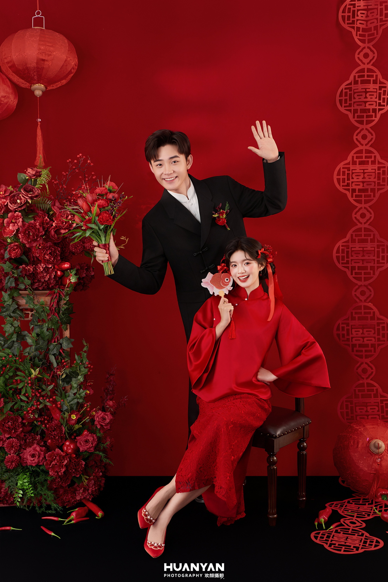 室内简约风婚纱照实拍（雾序曲系列）