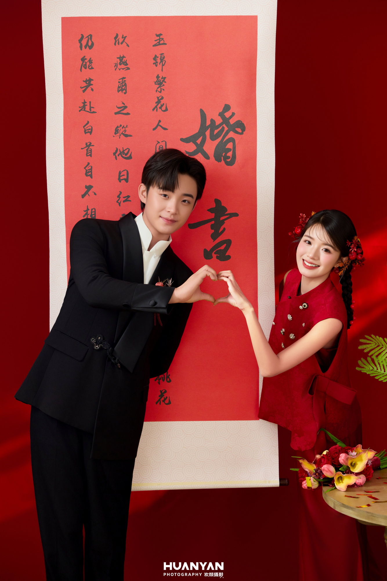 室内高级感风婚纱照实拍（屿慢光集系列）