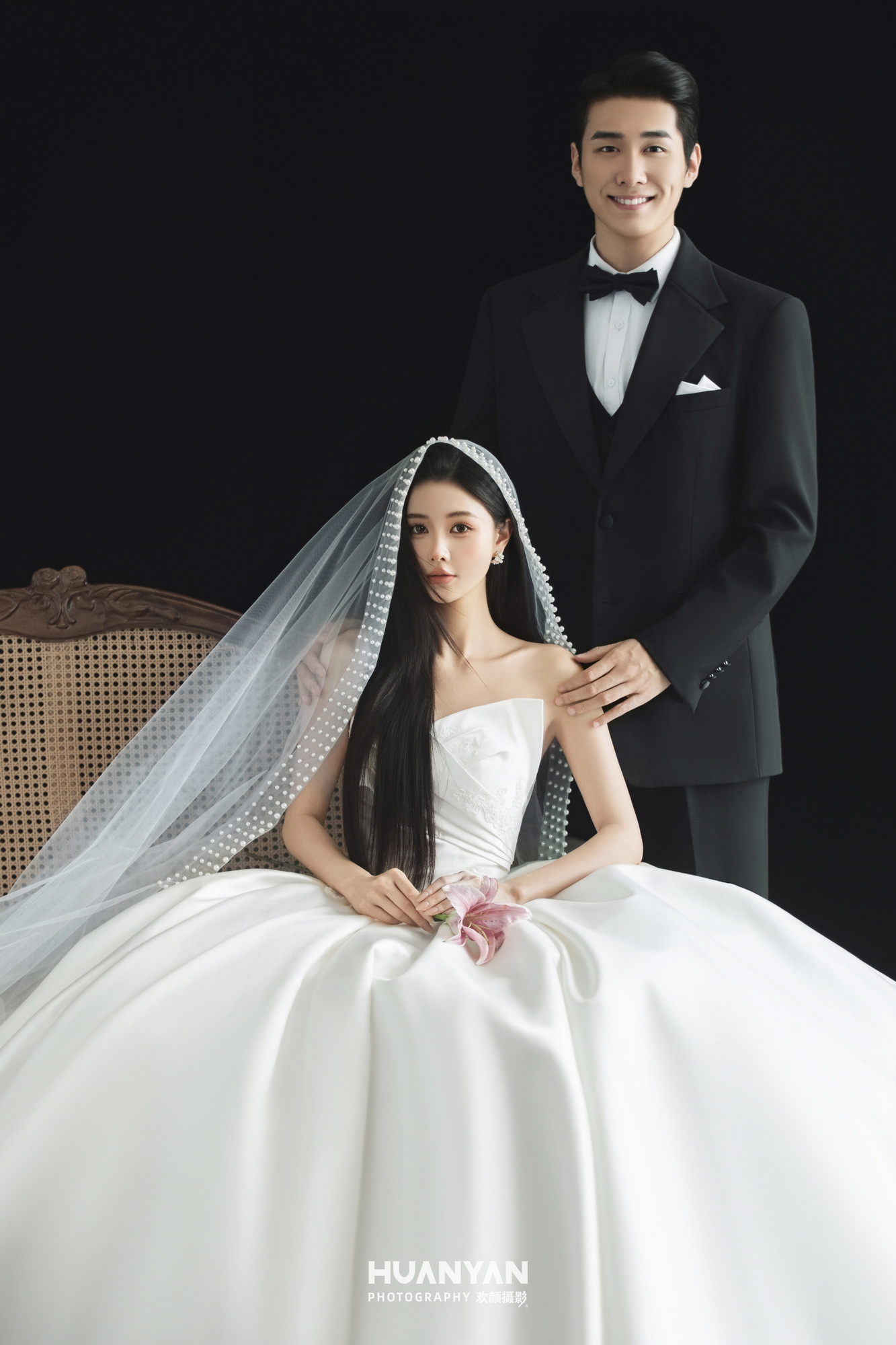 室内极简风婚纱照实拍（墨影婚序系列）
