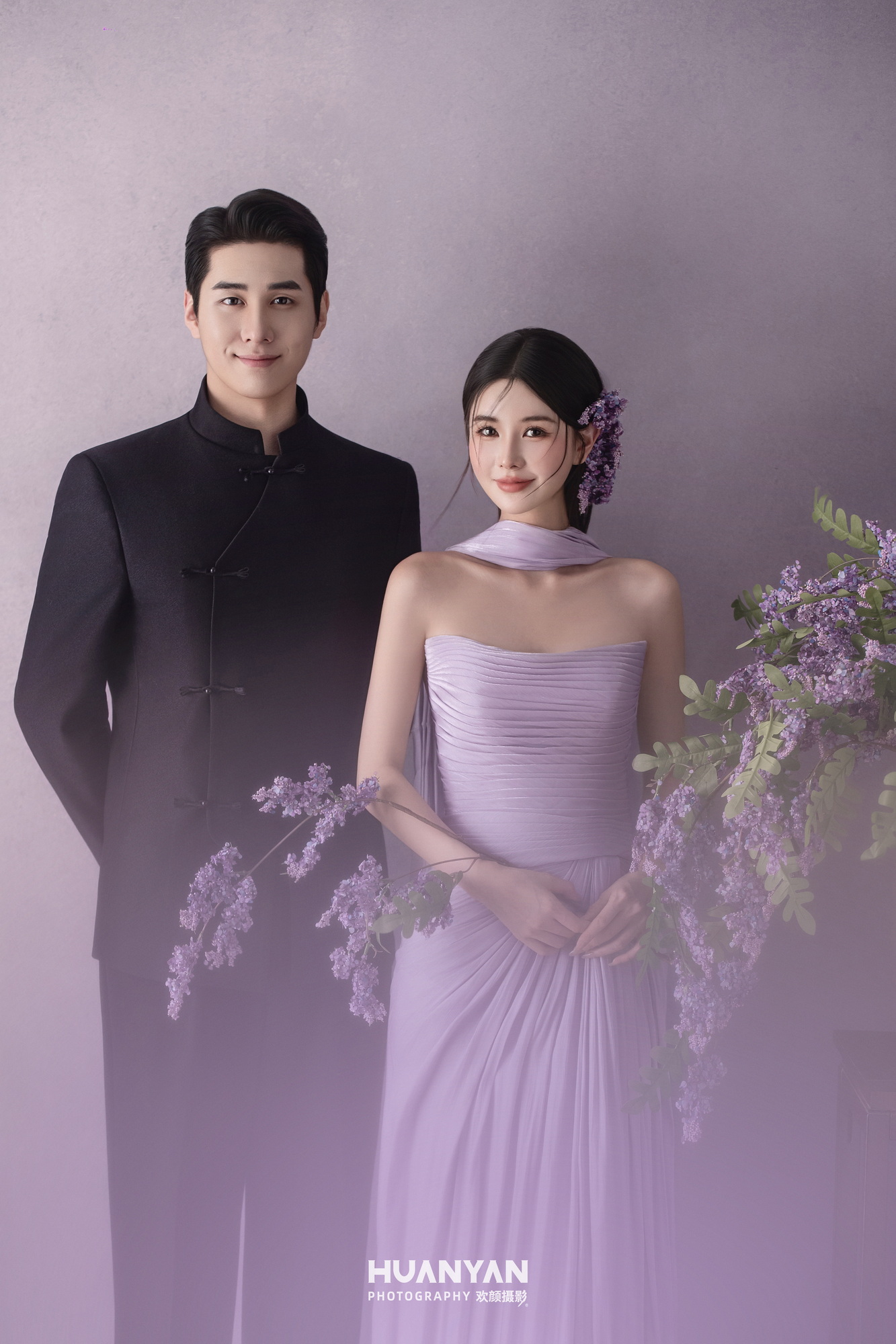 简约风婚纱照 · 室内场景 · 粉誓客片