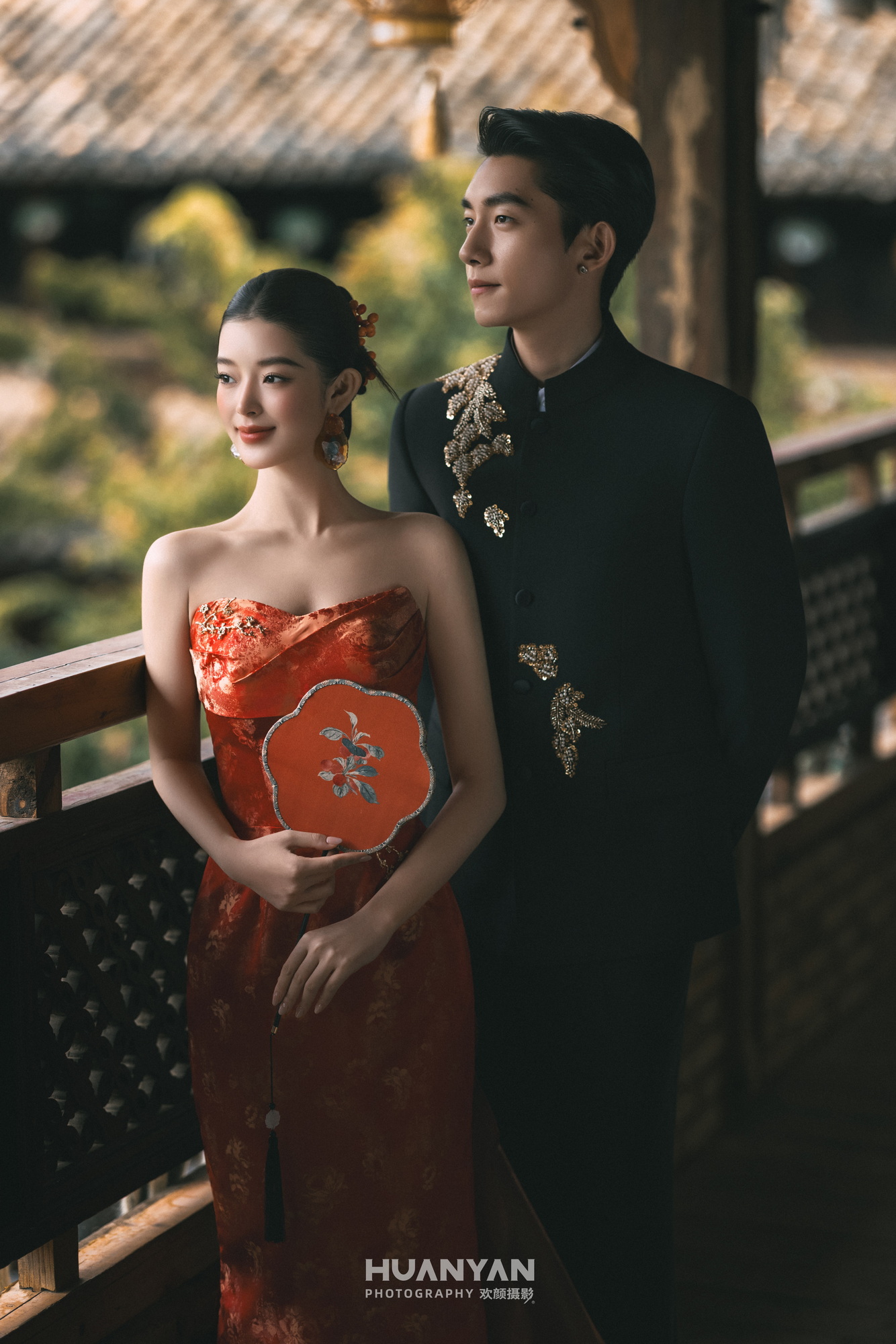室内简约风婚纱照实拍（庭序予情系列）