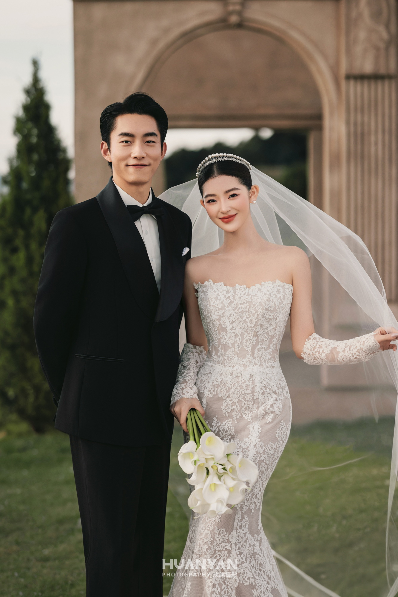 庄园叙爱客片第7张｜仪式感风婚纱照，摄于庄园
