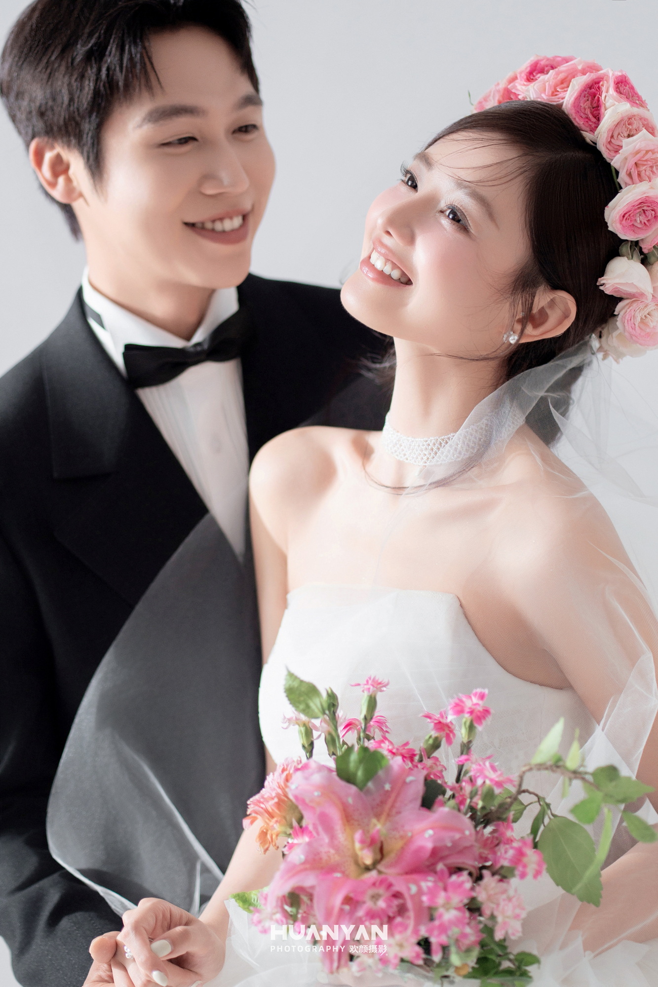 极简风婚纱照 · 公园场景 · 花漾告白客片