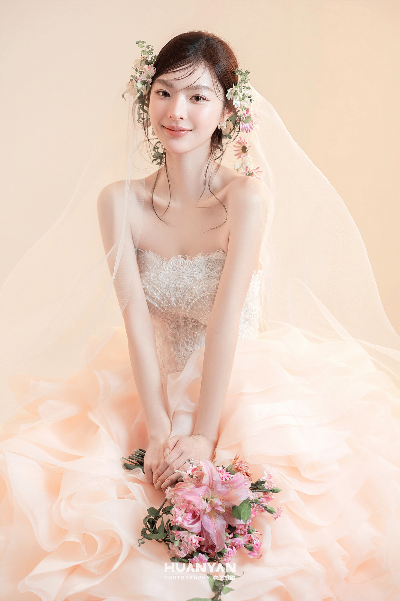 简约风婚纱照 · 室内场景 · 桃粉序章客片