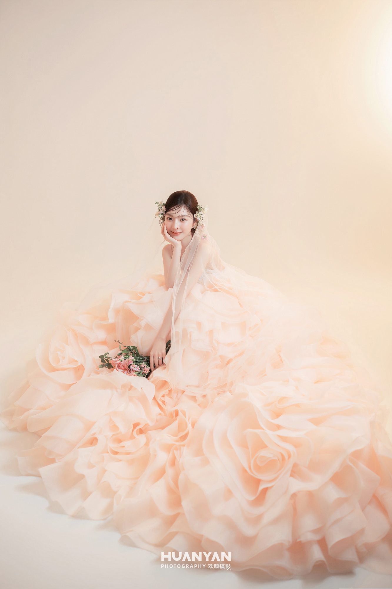 简约风婚纱照 · 室内场景 · 桃粉序章客片