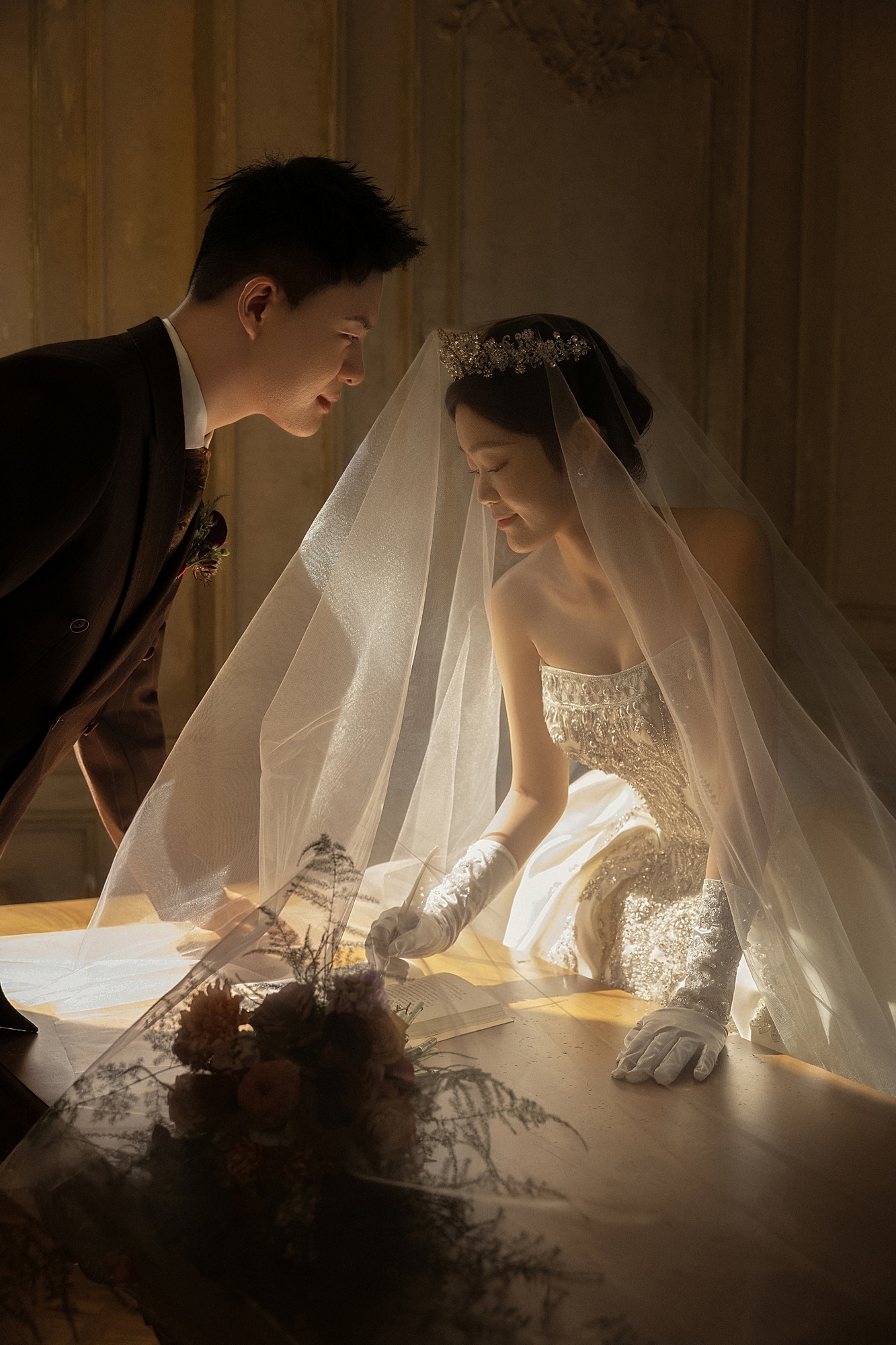 室内仪式感风婚纱照实拍（誓约序章系列）