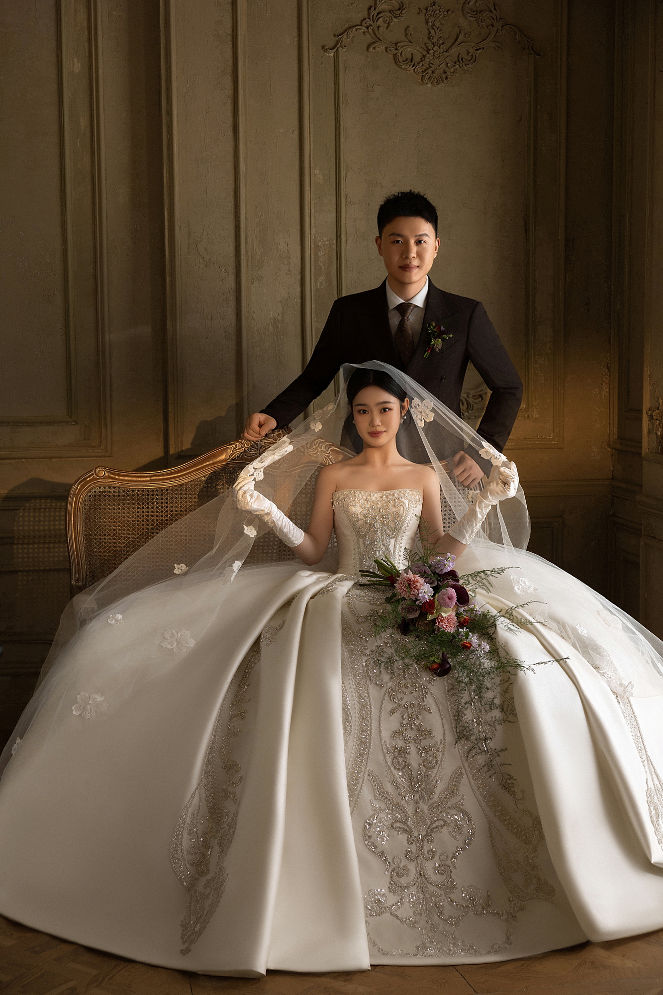 誓约序章：仪式感风婚纱照室内实拍