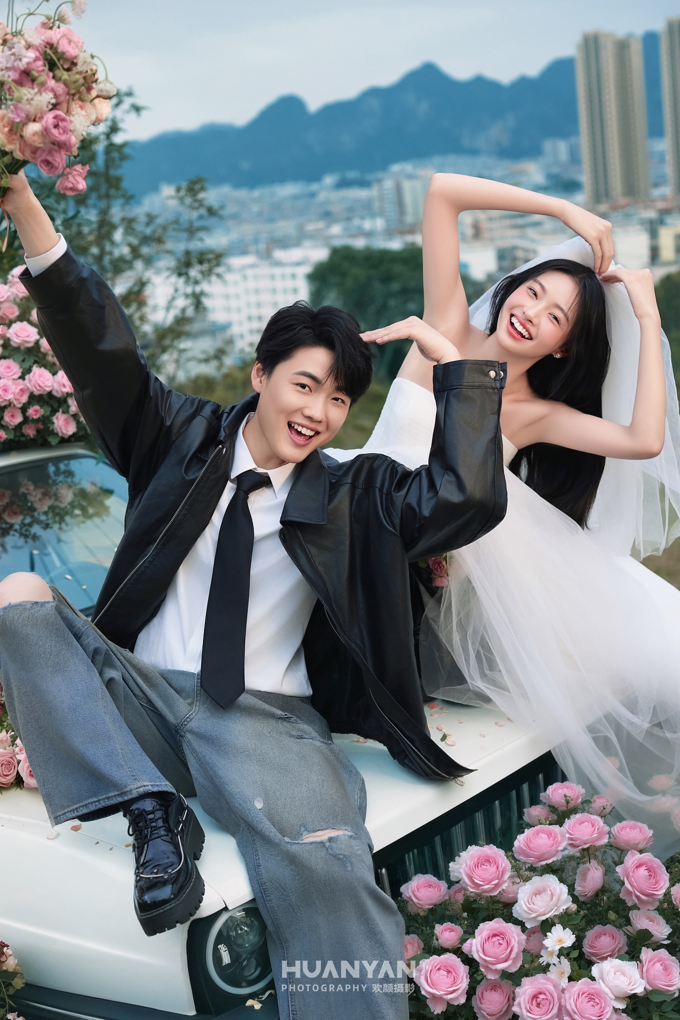 简约风婚纱照 · 春天场景 · 春语客片