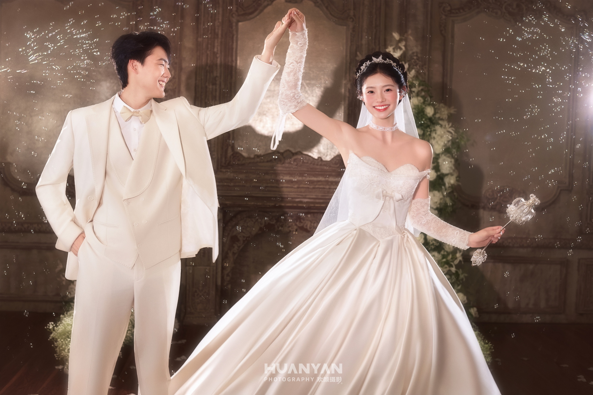 雪光：高级感风婚纱照雪景实拍